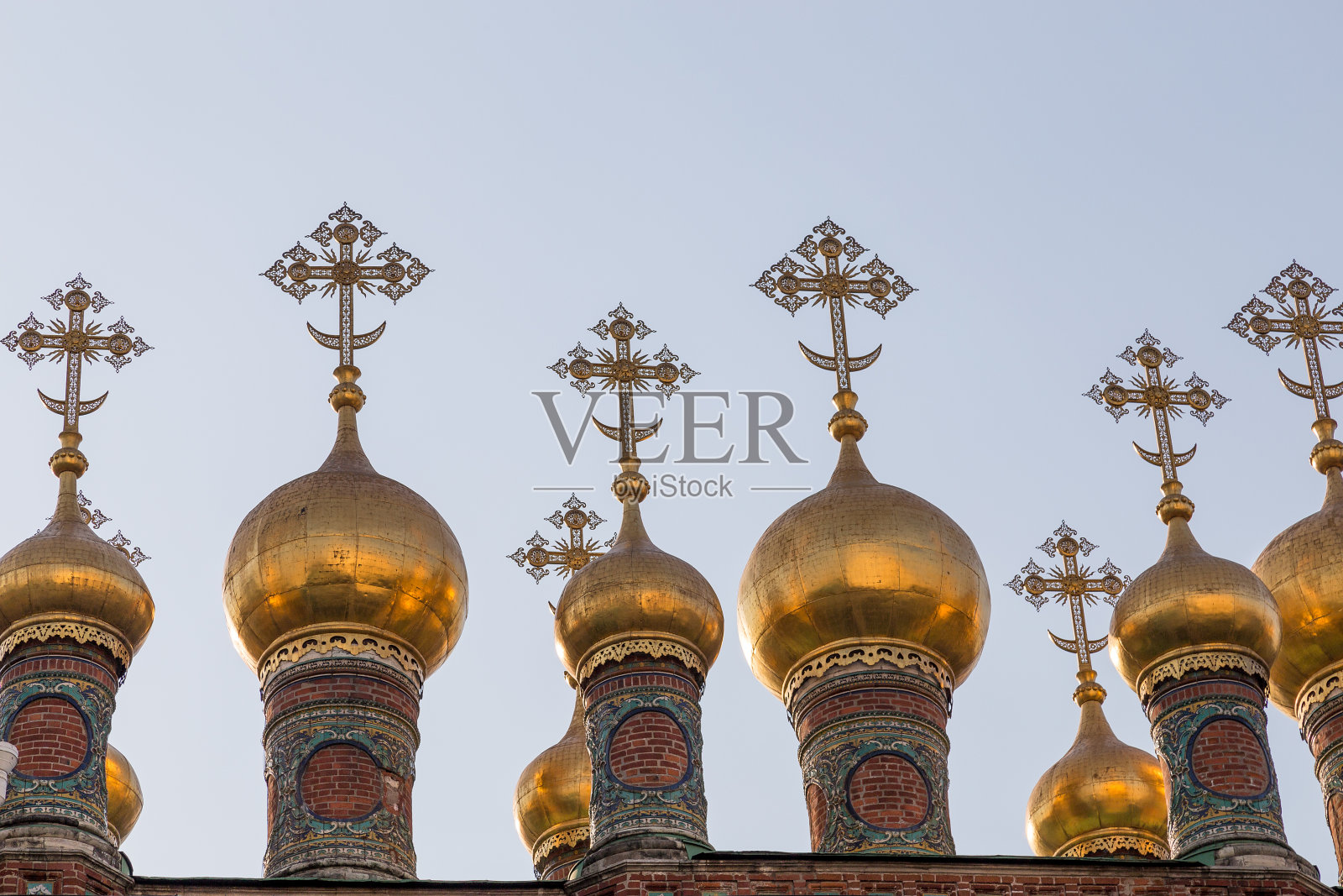 莫斯科克里姆林宫的大教堂和大天使照片摄影图片