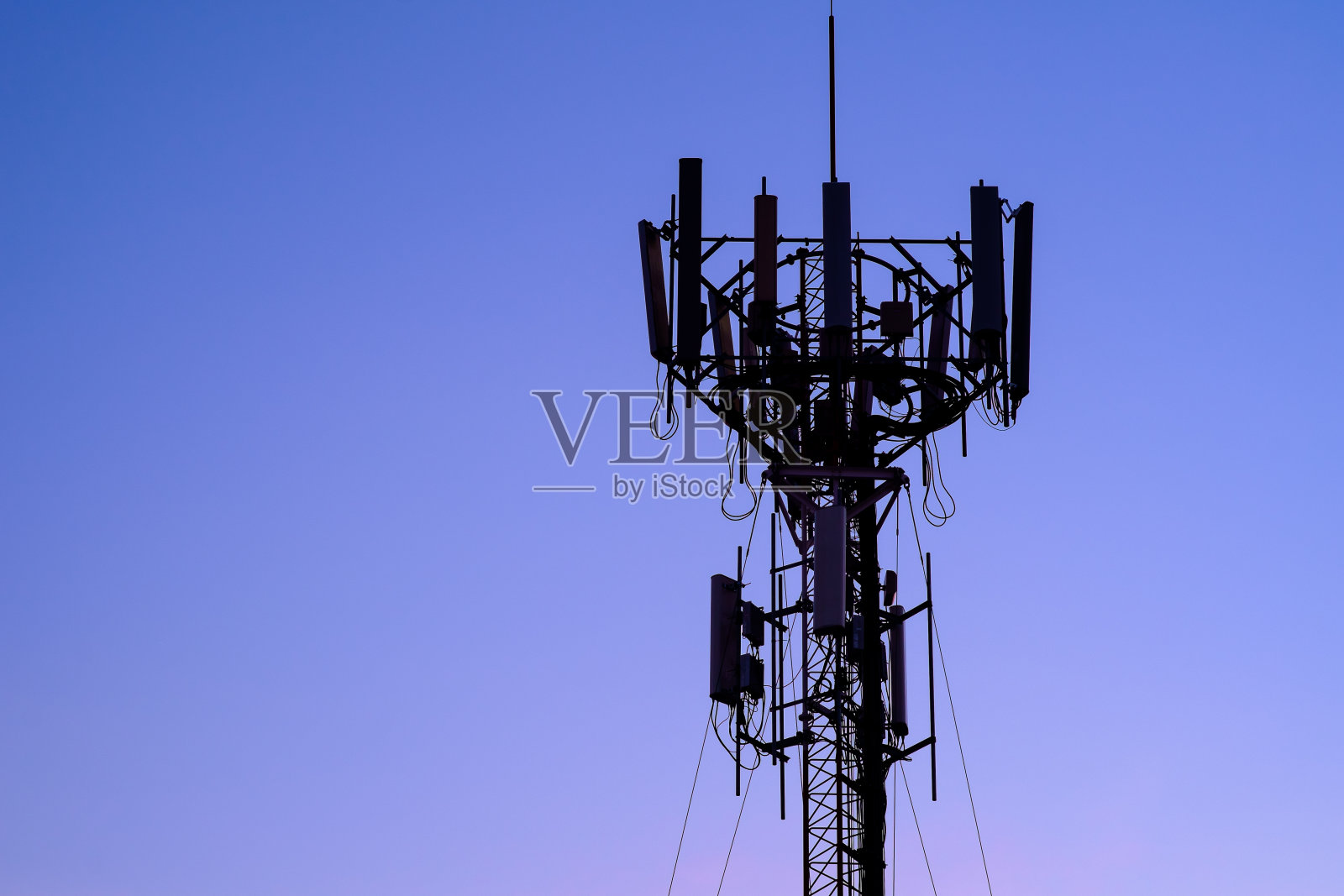 剪影移动天线塔,或剪影电话通信照片摄影图片