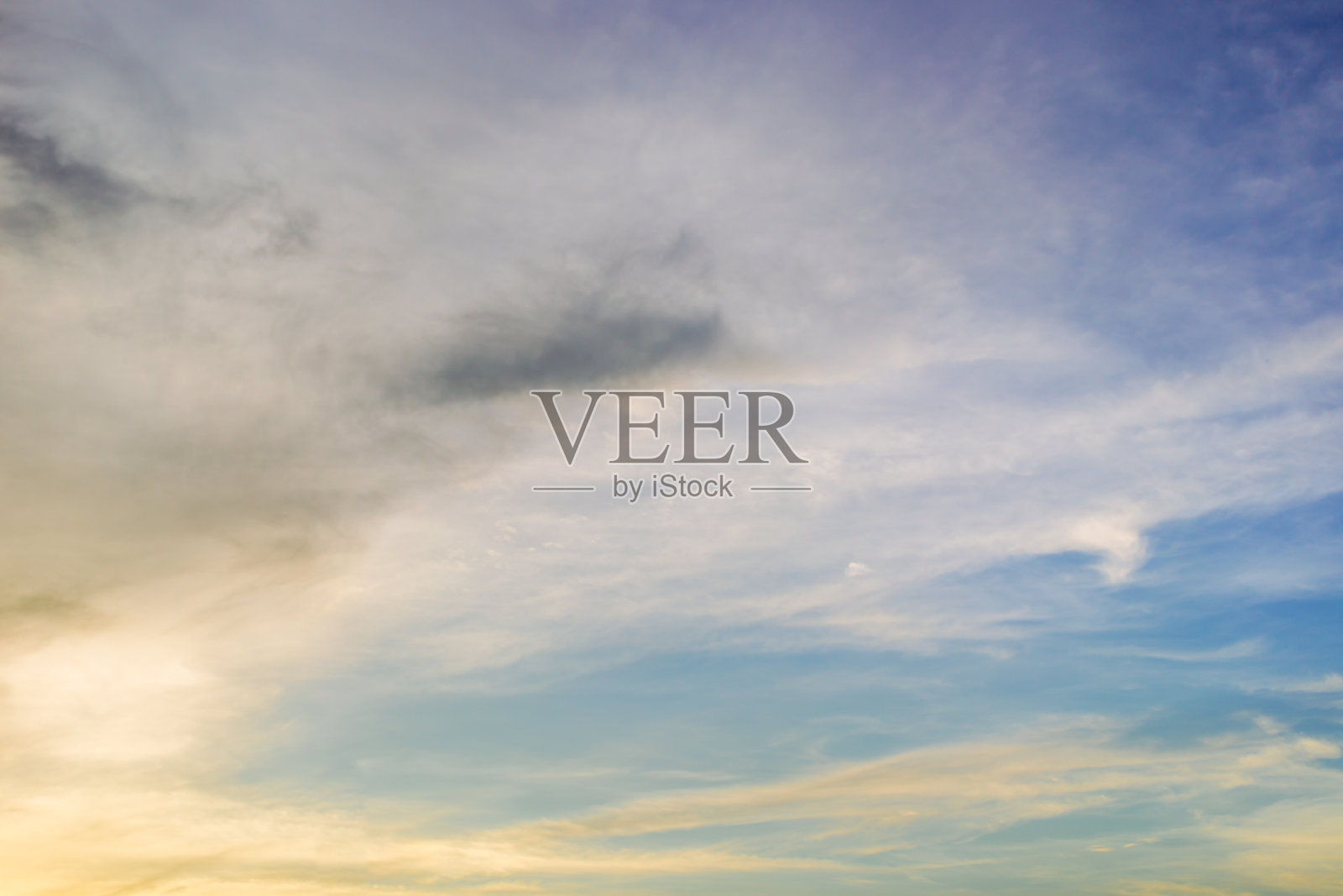 日落的天空照片摄影图片