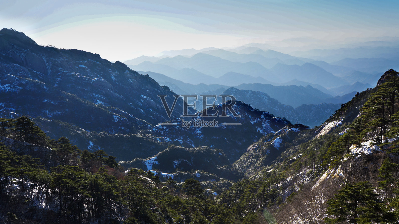 中国美丽的黄山风景照片摄影图片