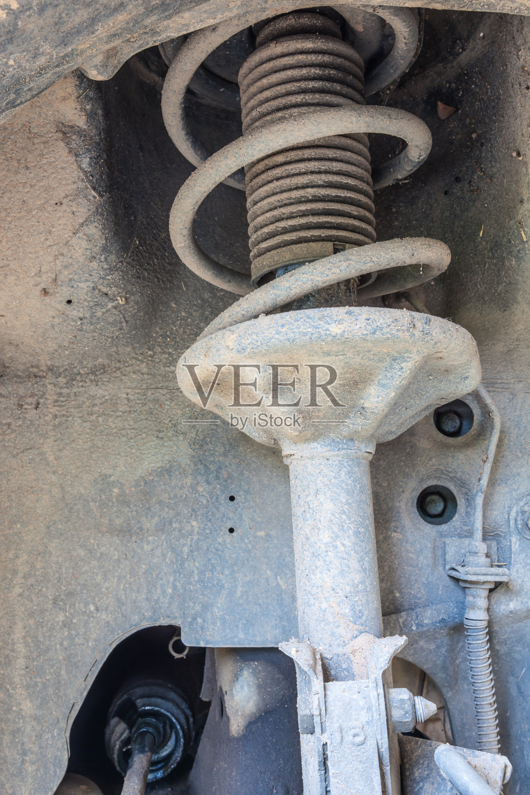 旧车减震器照片摄影图片