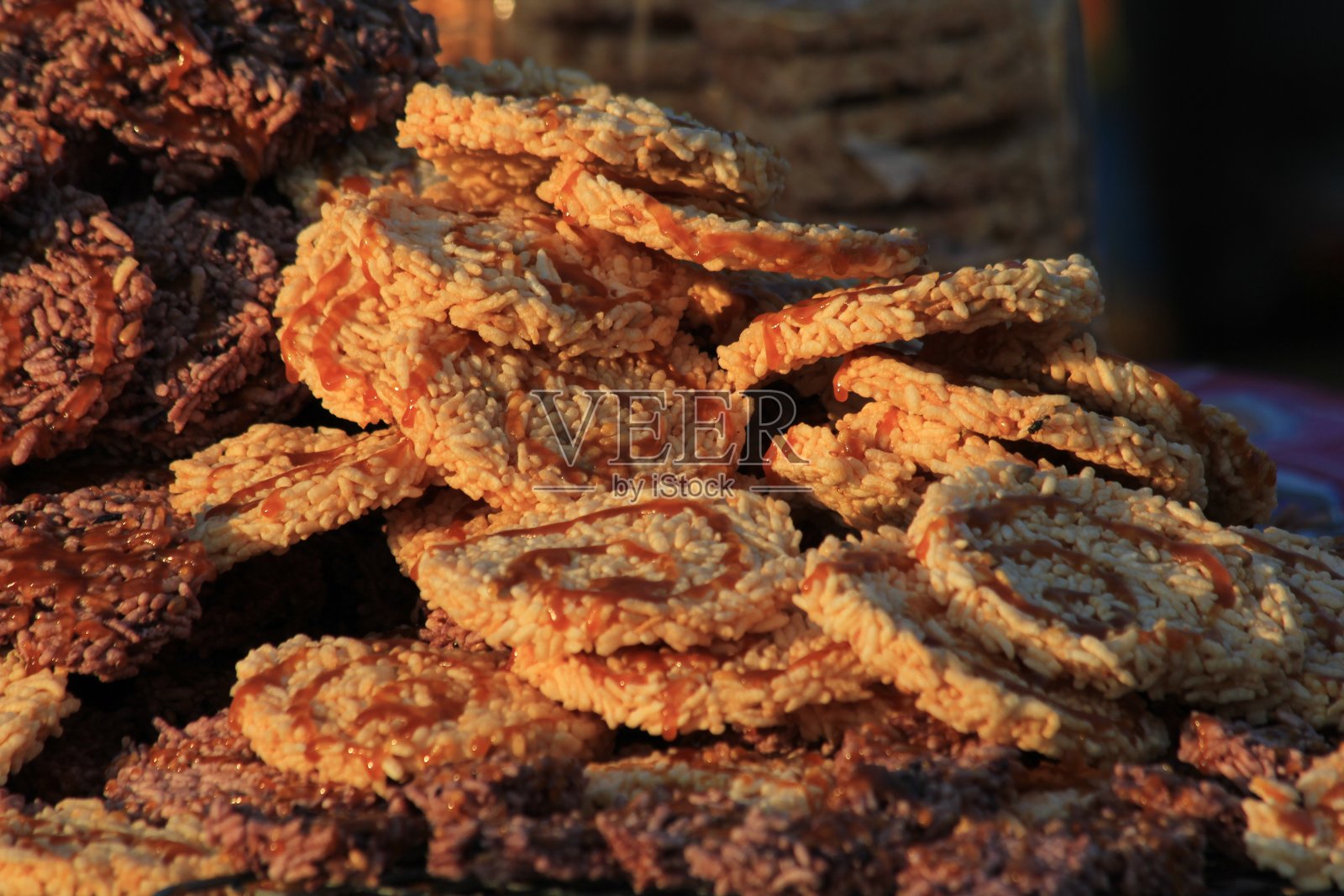 大米饼干照片摄影图片