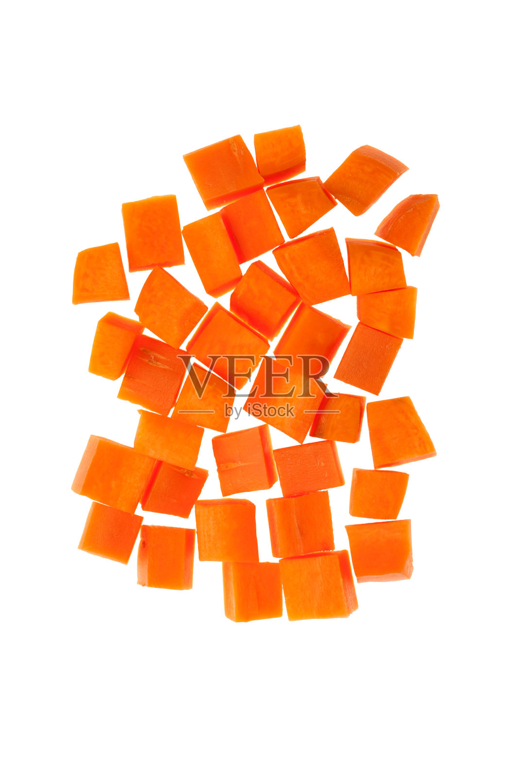 胡萝卜丁照片摄影图片