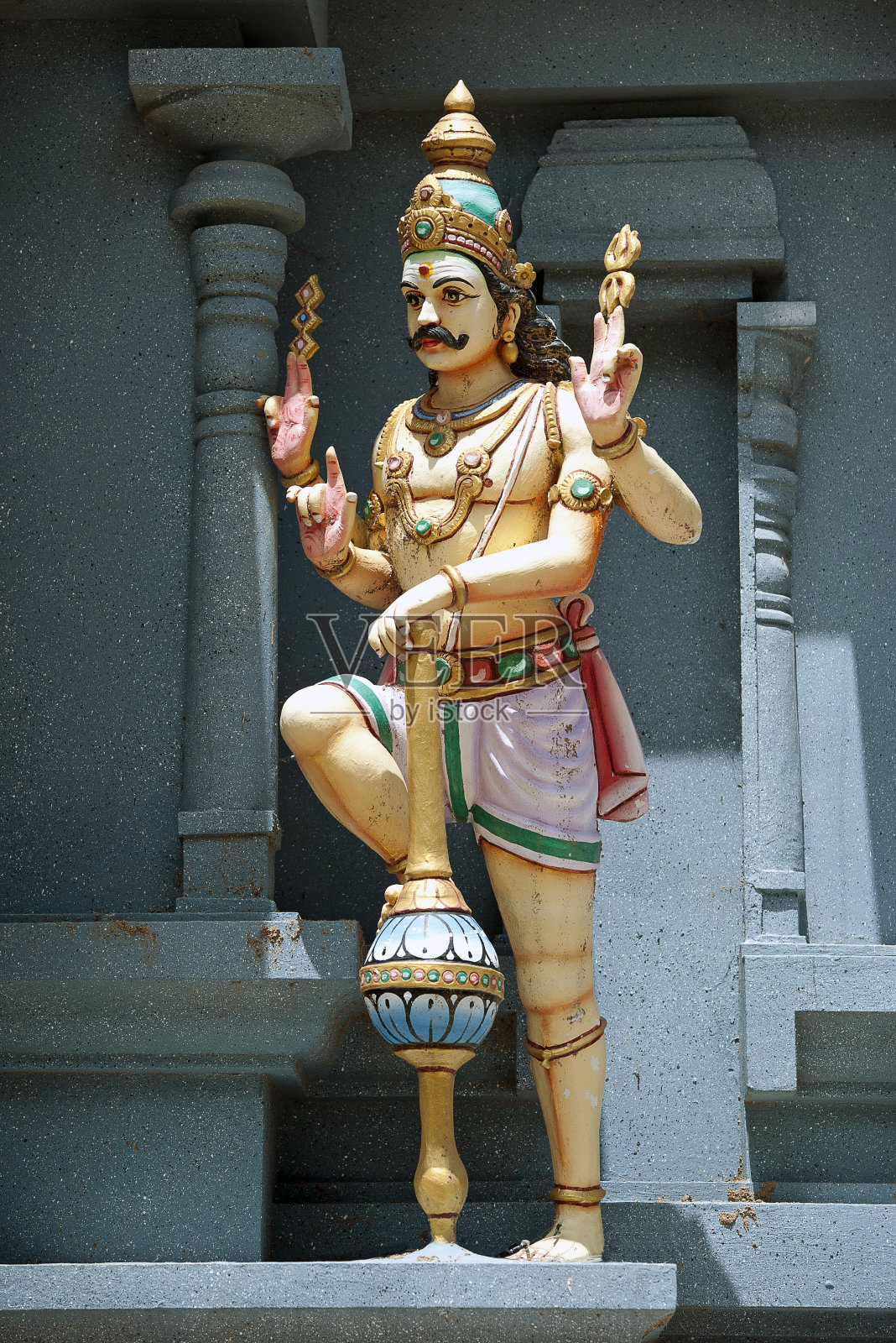 印度教神像,印度教寺庙,普特拉姆,斯里兰卡照片摄影图片