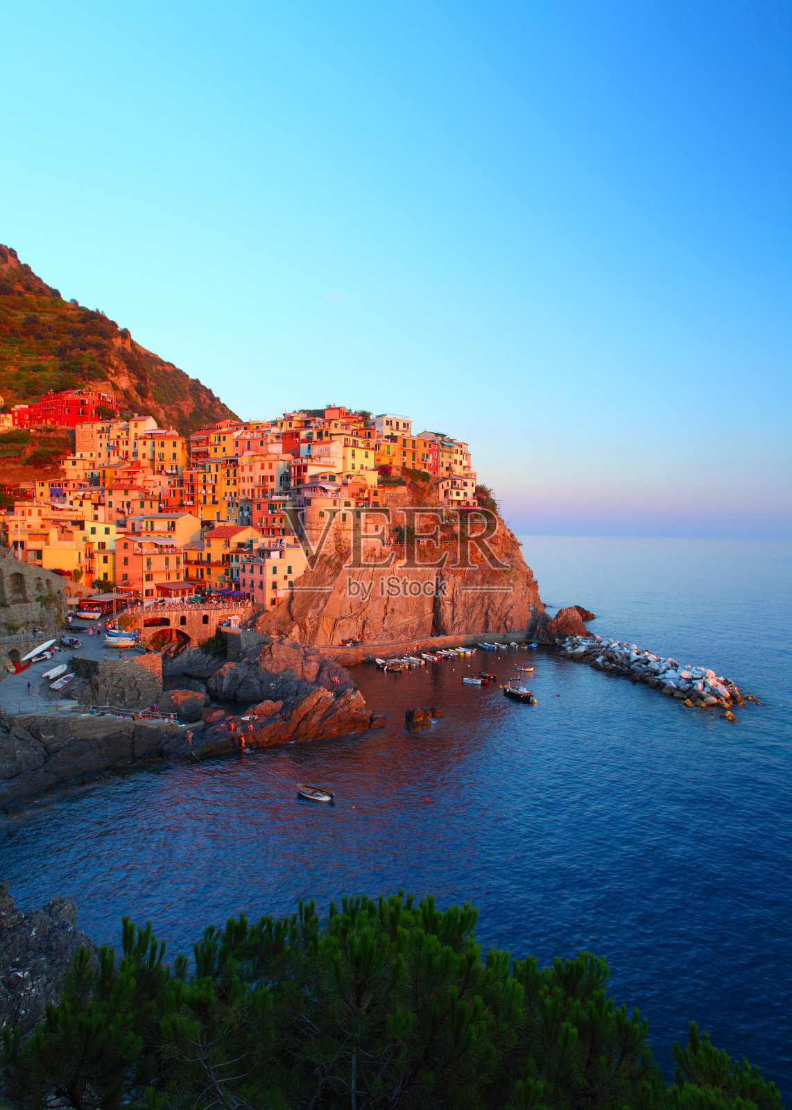 海景与蓝天建筑照片摄影图片