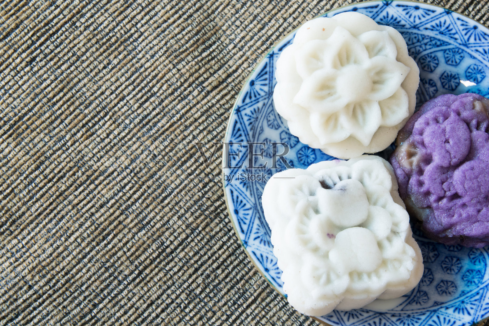 泰国雪皮月饼照片摄影图片