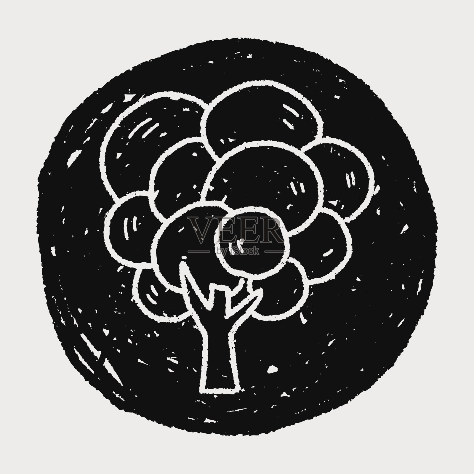 植物涂鸦插画图片素材