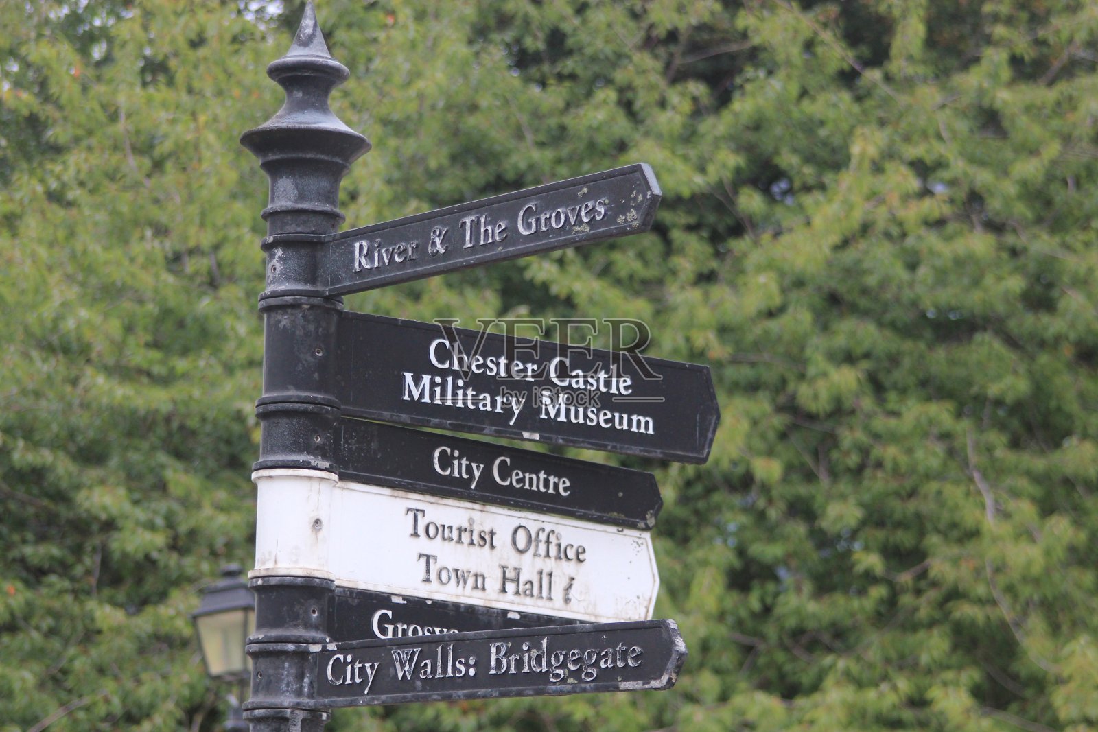 切斯特城市中心照片摄影图片