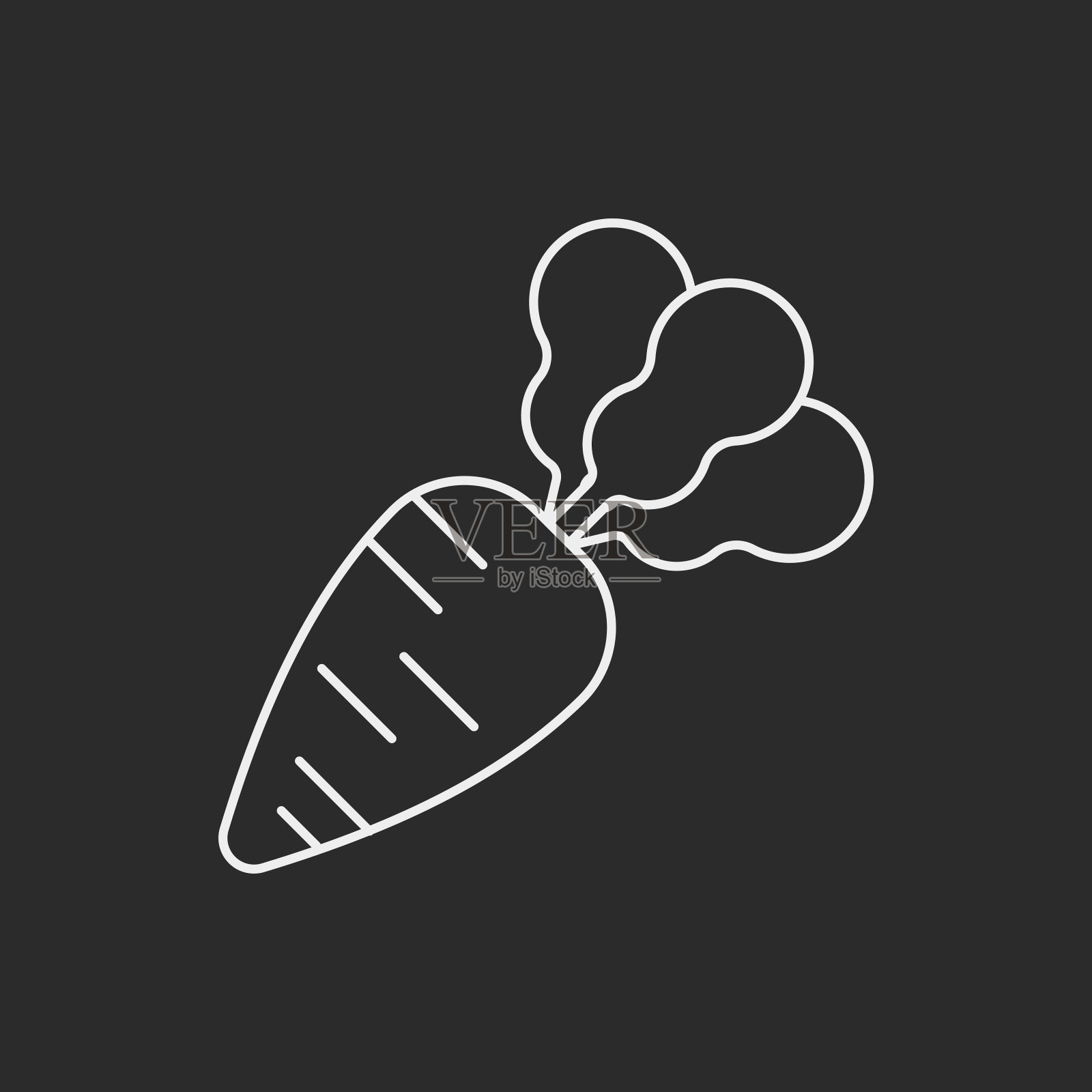 蔬菜行图标插画图片素材