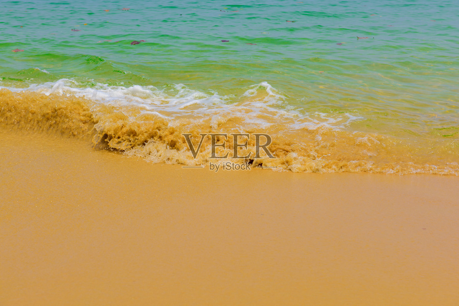 海滩和海洋背景。照片摄影图片