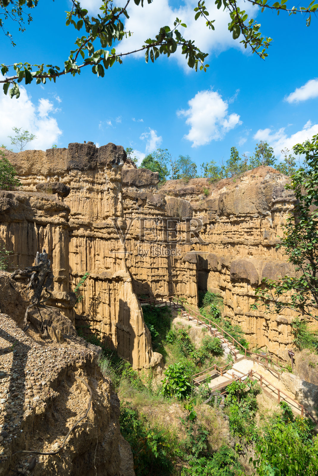 美王国家公园的帕秋峡谷照片摄影图片
