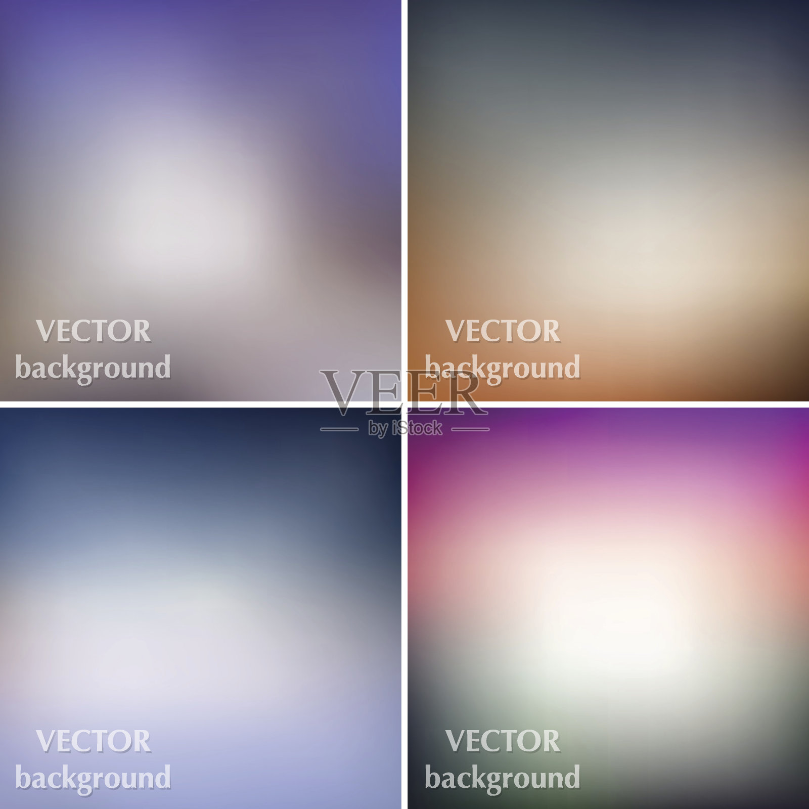 抽象模糊平滑暗矢量背景设置插画图片素材