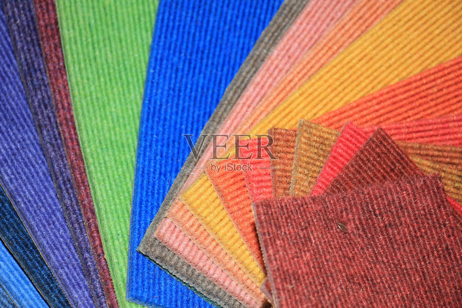 商店里的地毯样品照片摄影图片