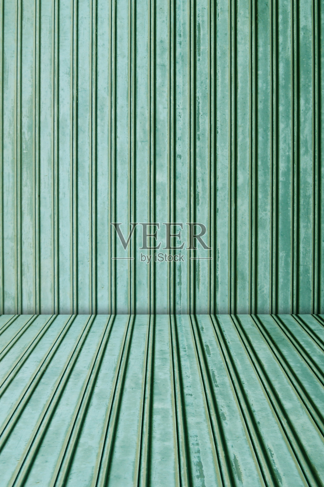 绿色金属板背景。照片摄影图片