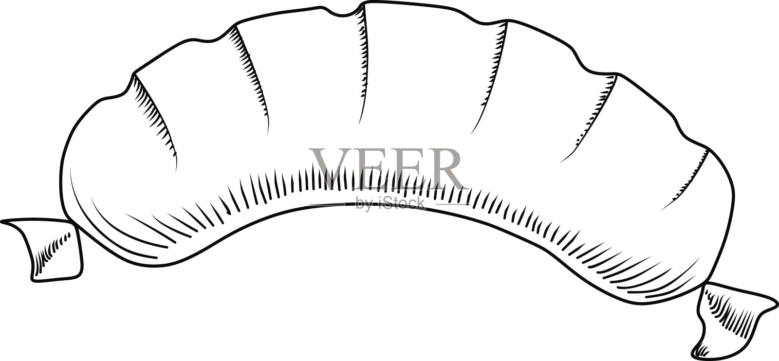 雕刻香肠插图插画图片素材