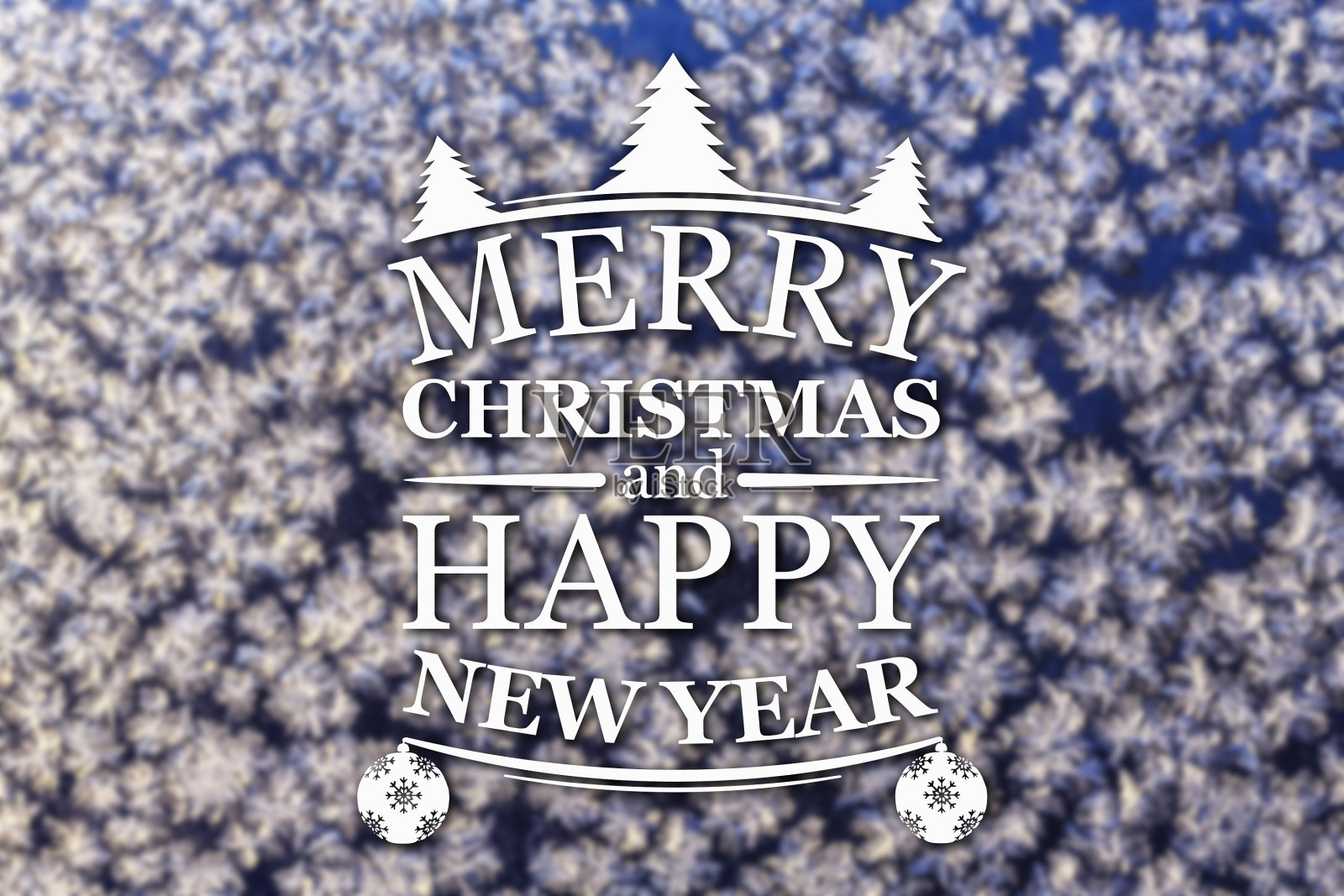 圣诞快乐,并寄上新年贺卡照片摄影图片