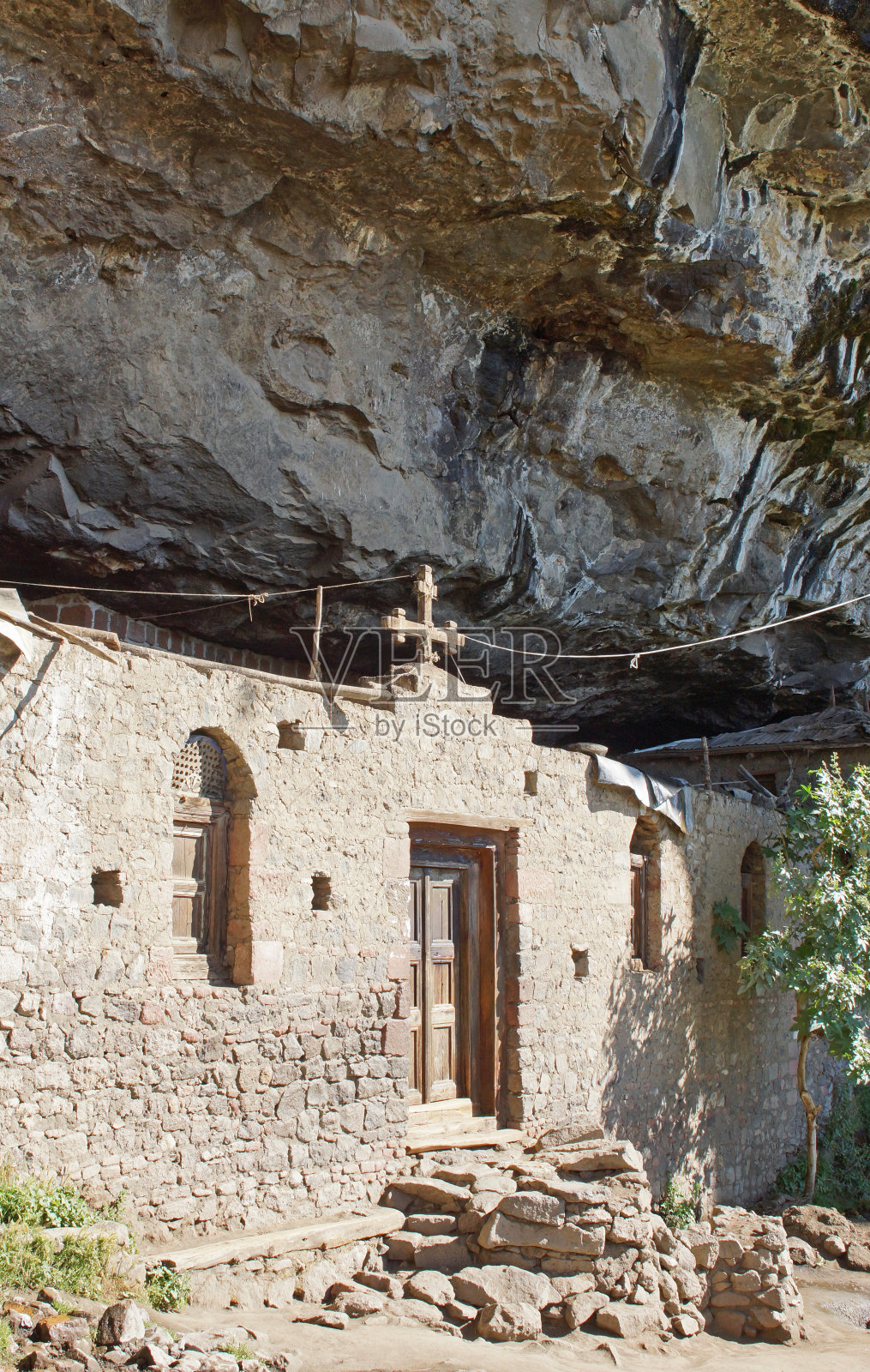 修道院,拉利贝拉,埃塞俄比亚,非洲照片摄影图片