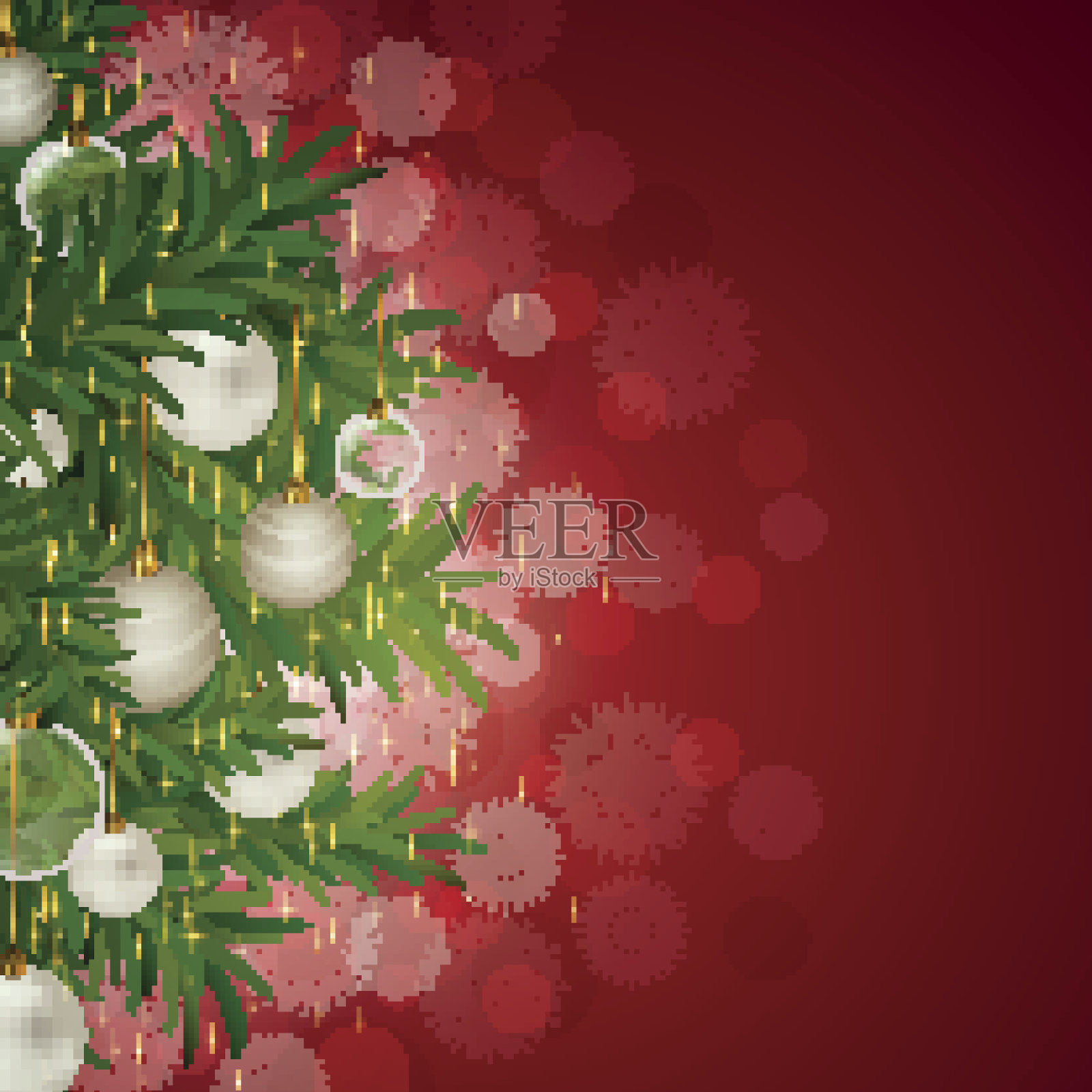 向量圣诞背景插画图片素材