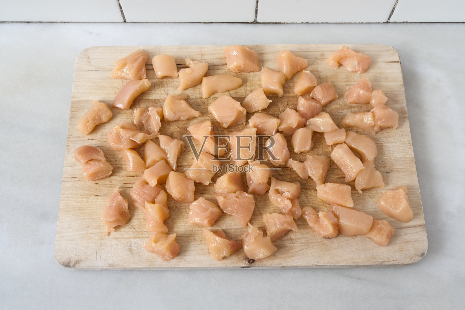 切碎的鸡肉照片摄影图片