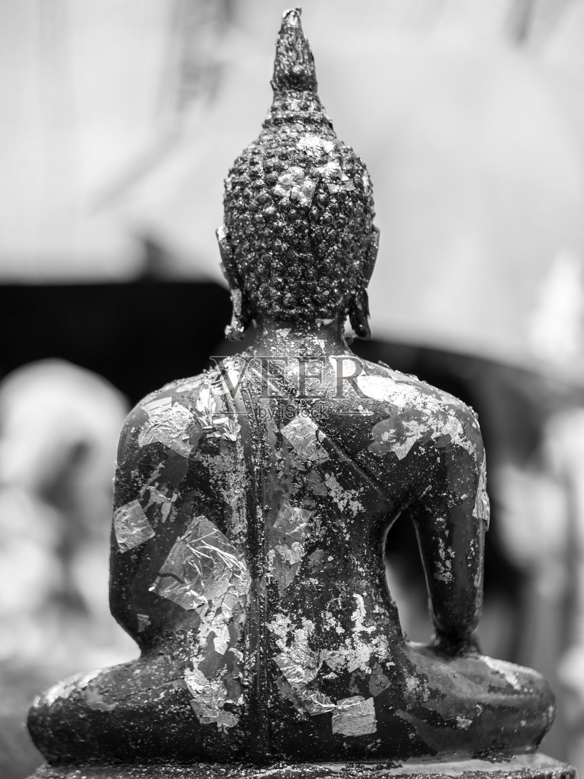 佛像背面照片摄影图片