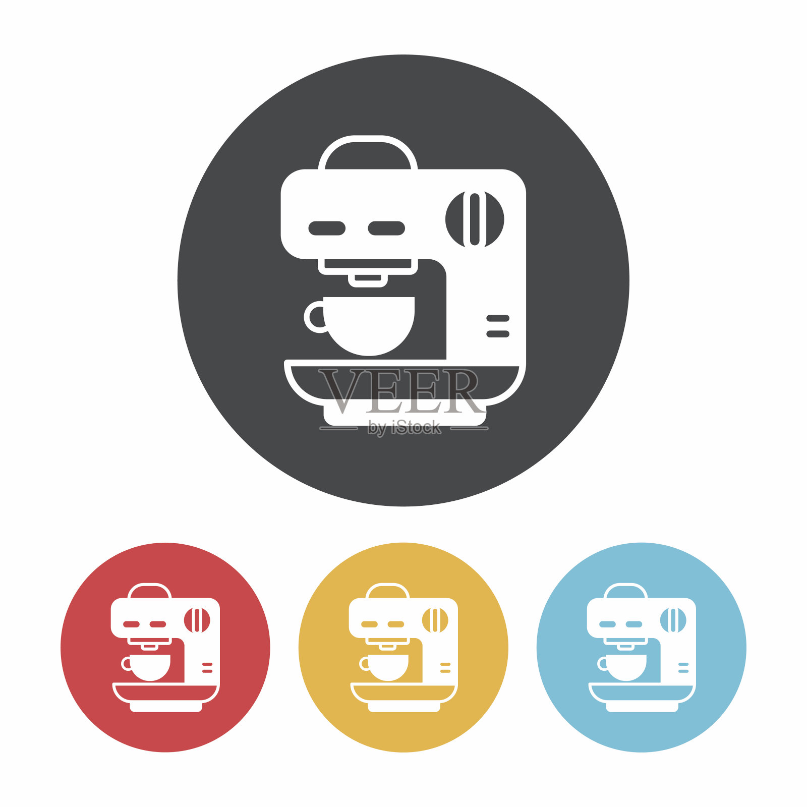 咖啡机图标图标素材