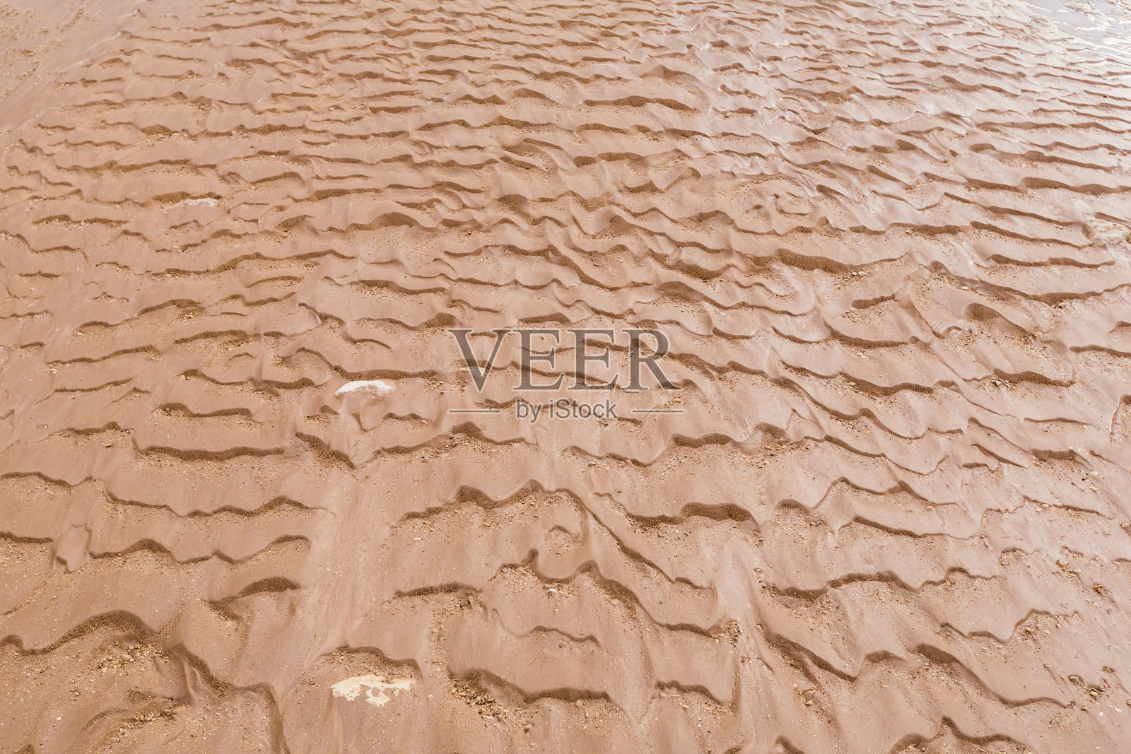 纹理的湿沙子特写照片摄影图片