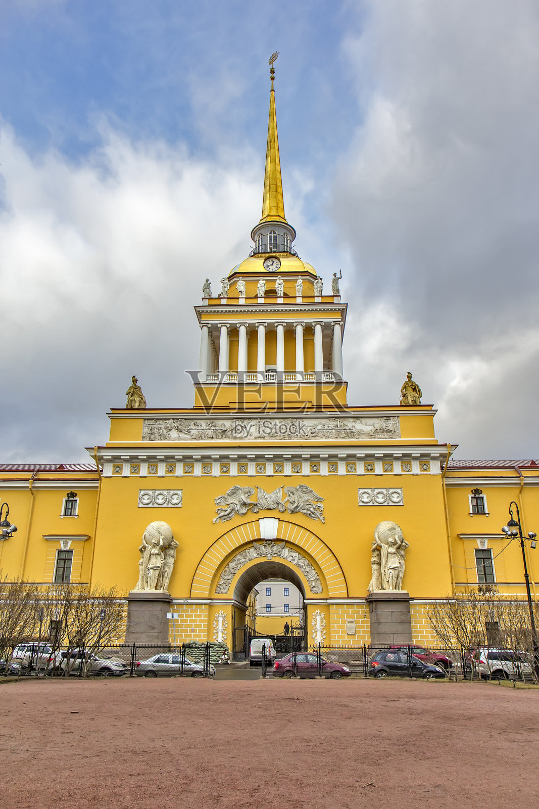 圣彼得堡的海军部大楼照片摄影图片