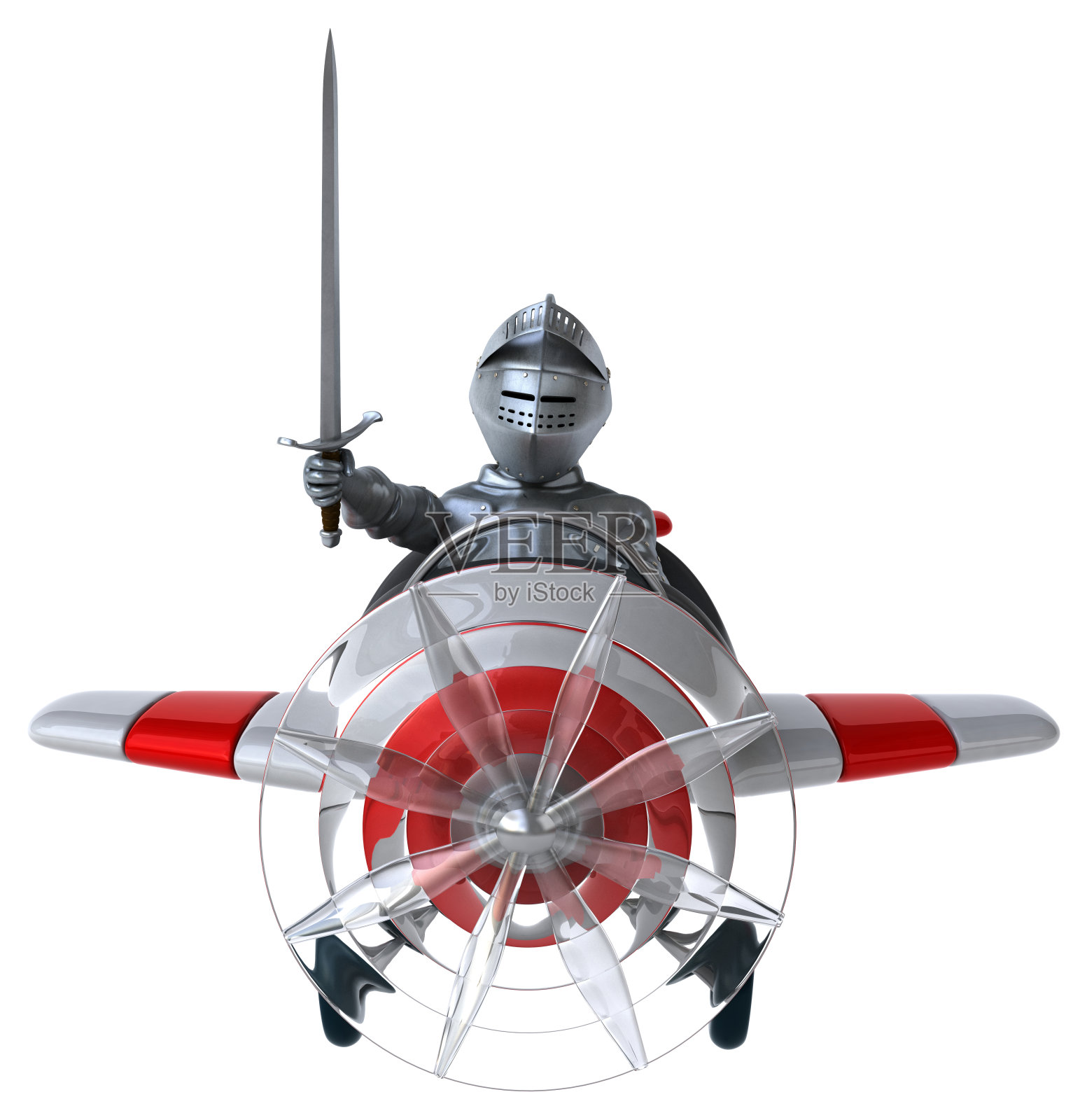 有趣的骑士照片摄影图片