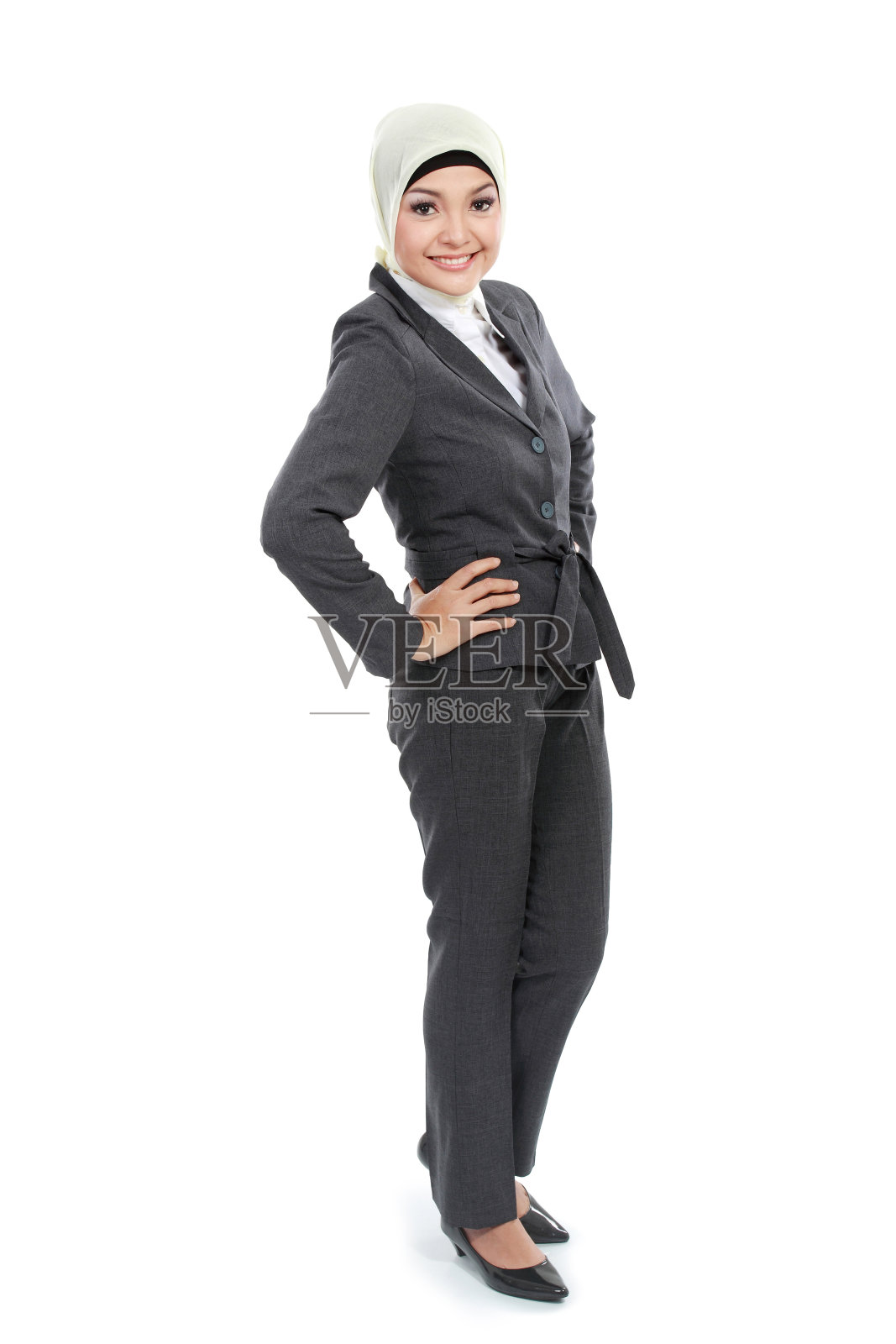 穆斯林商业女性照片摄影图片