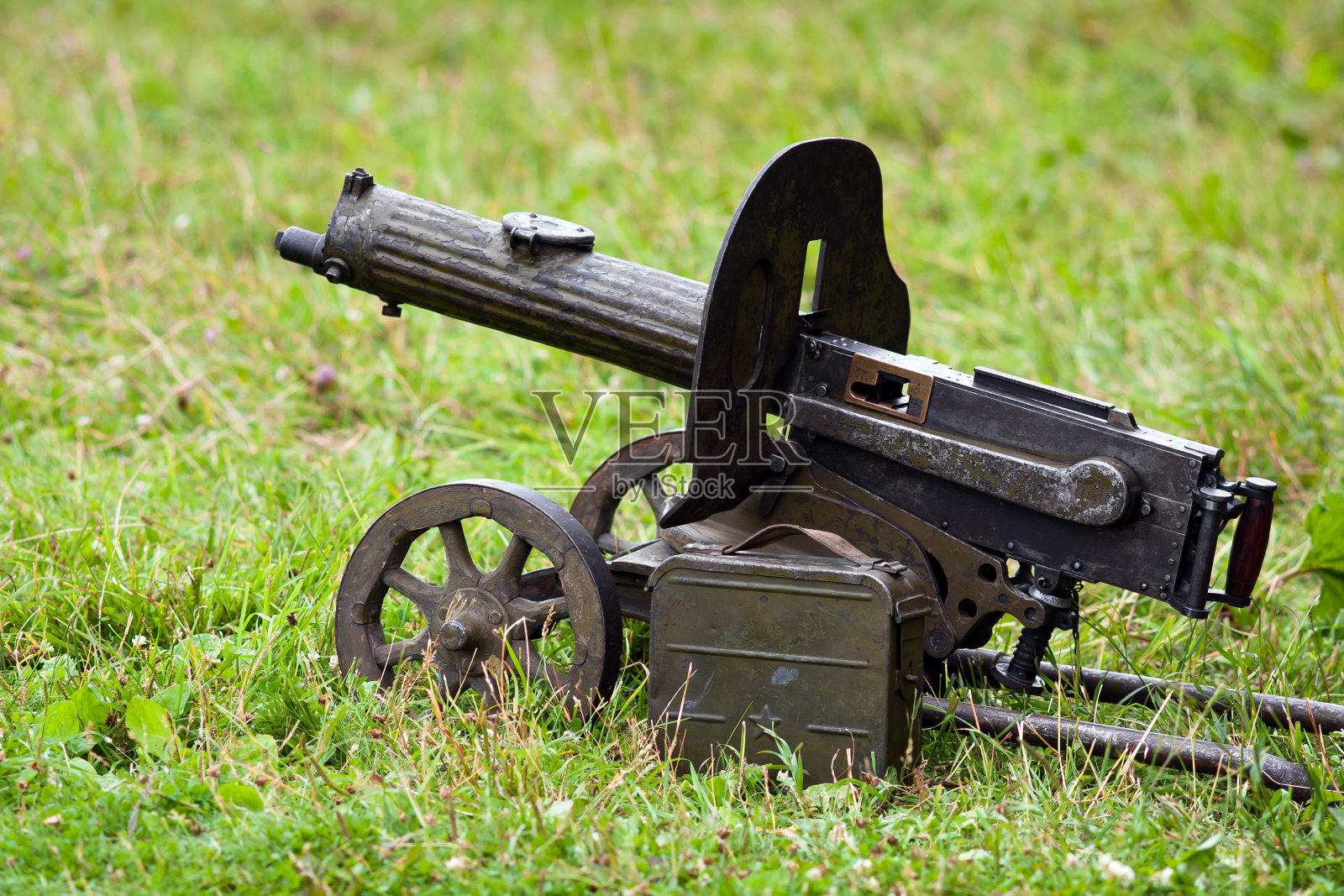 马克西姆机枪照片摄影图片