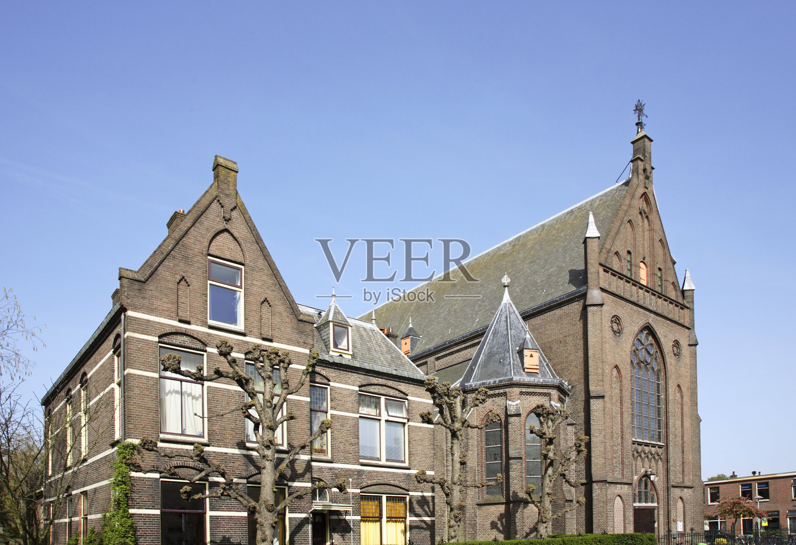 乌得勒支的圣约瑟夫教堂。荷兰照片摄影图片