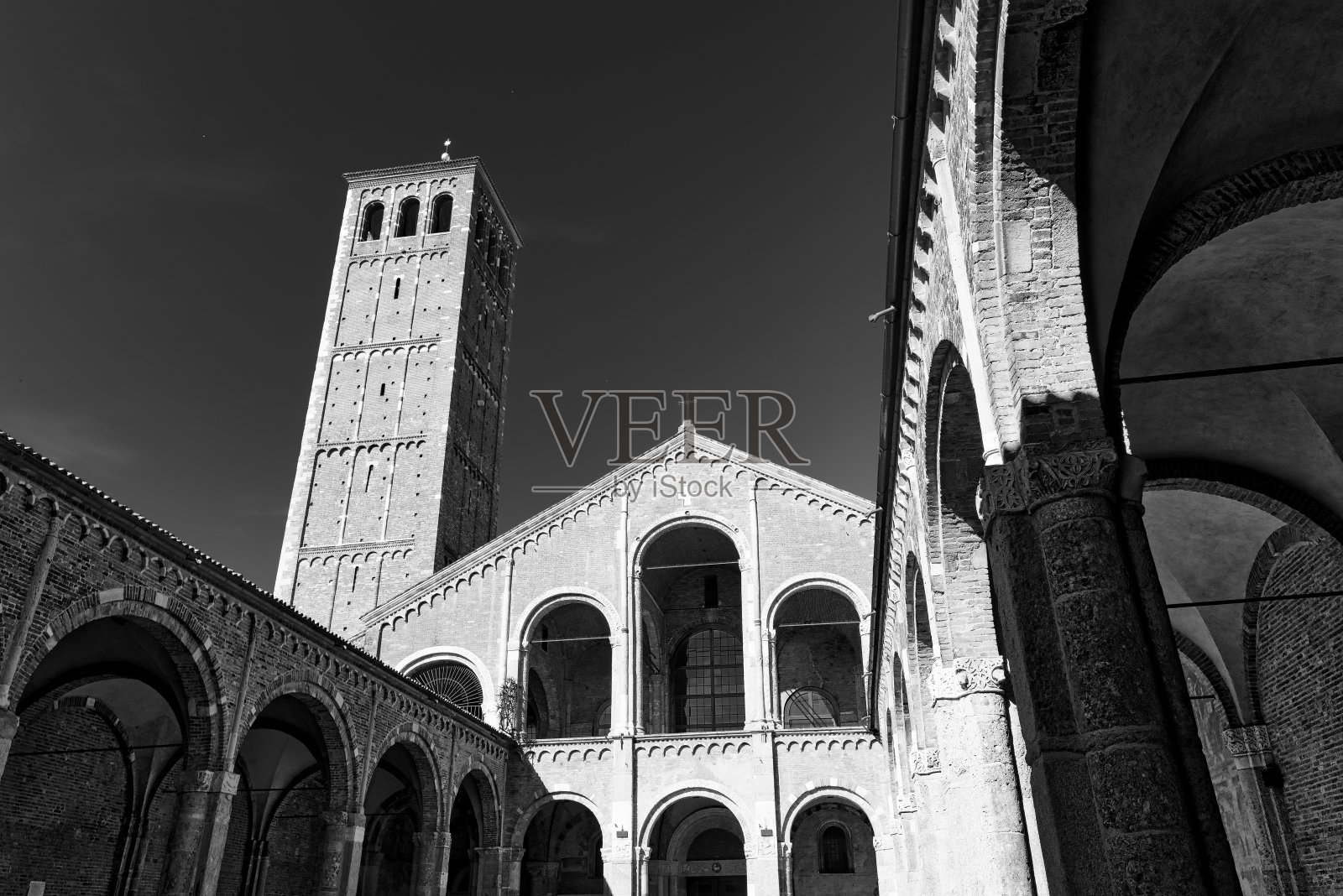 米兰:桑特'Ambrogio教堂照片摄影图片