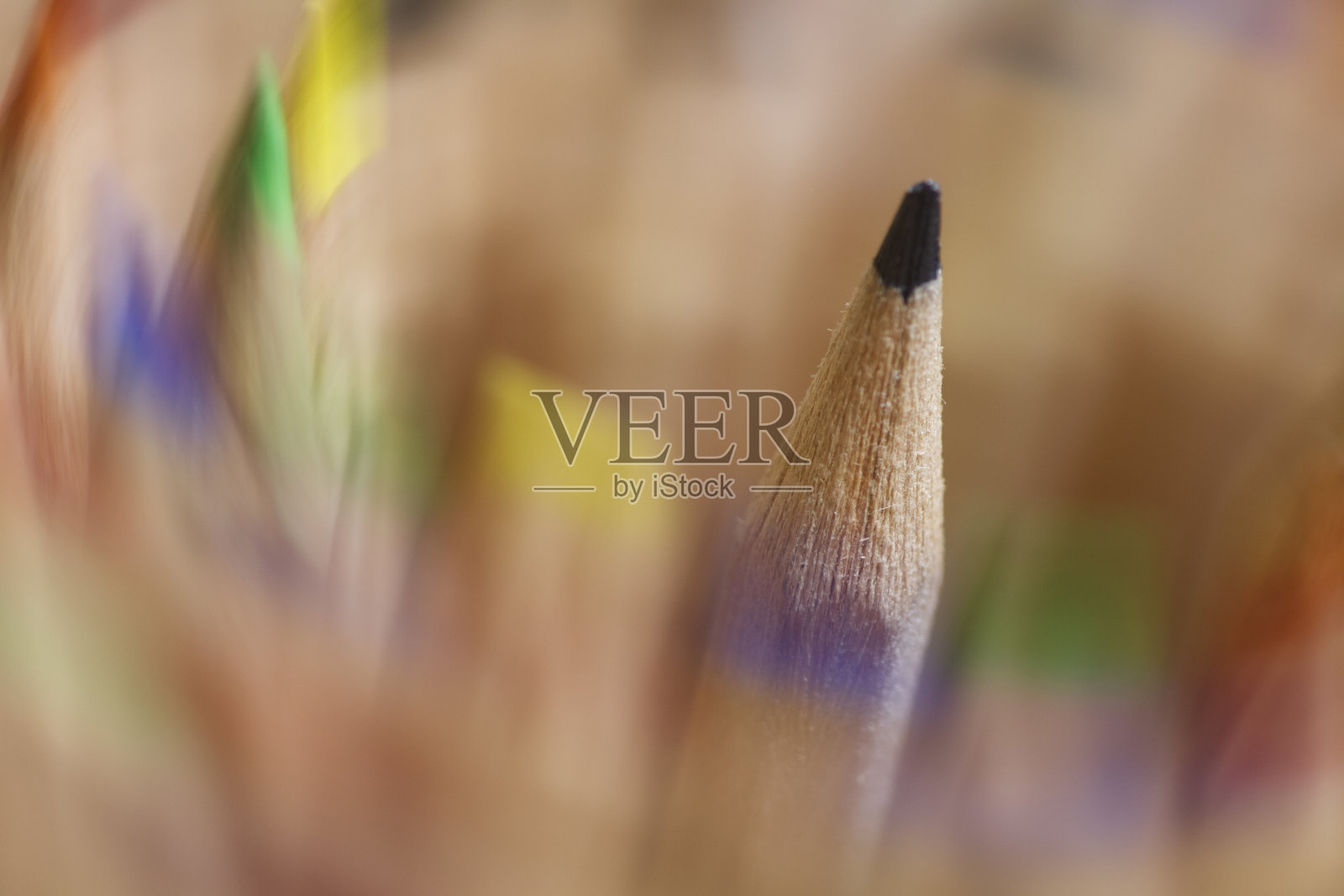 版本旋转彩色铅笔照片摄影图片