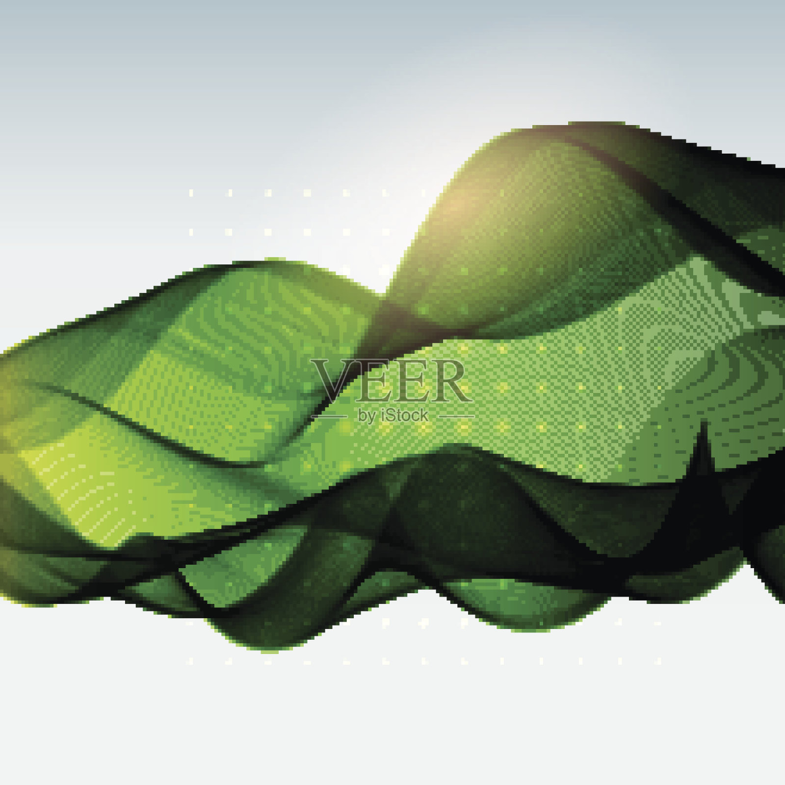 抽象彩色波浪背景插画图片素材