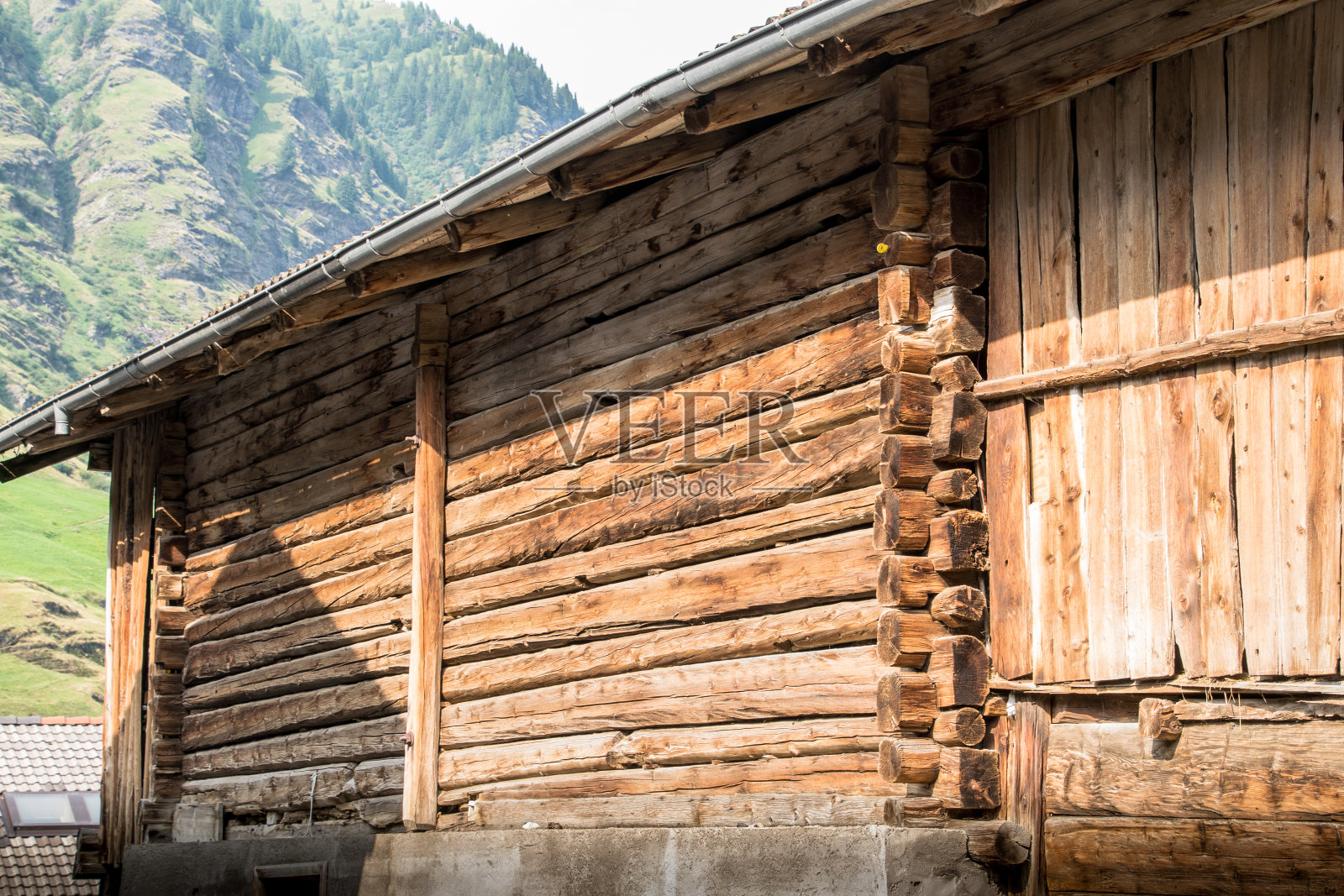 古老的高山木屋照片摄影图片
