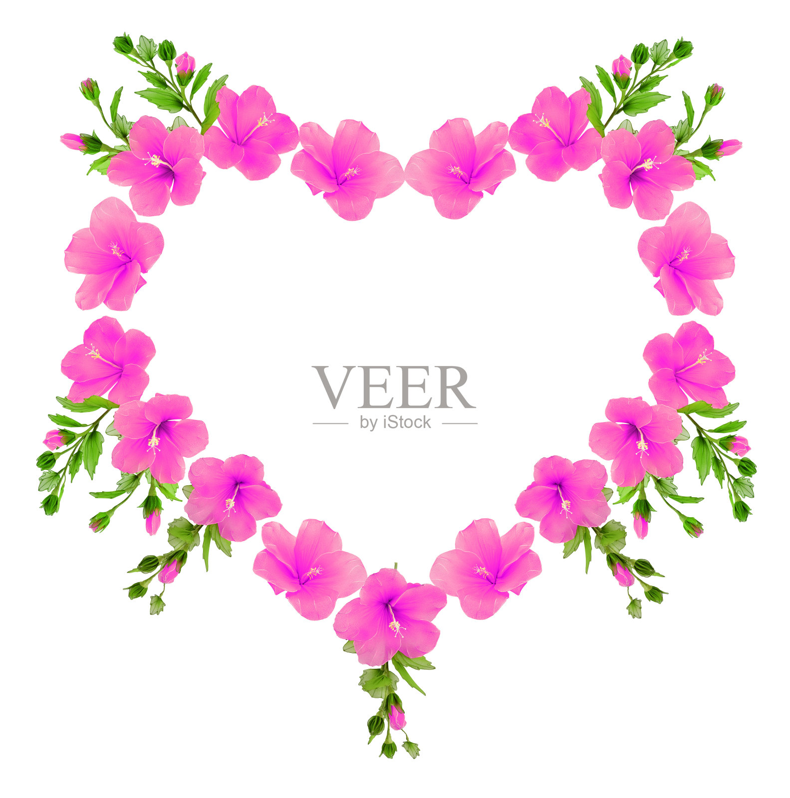 人工芙蓉花照片摄影图片