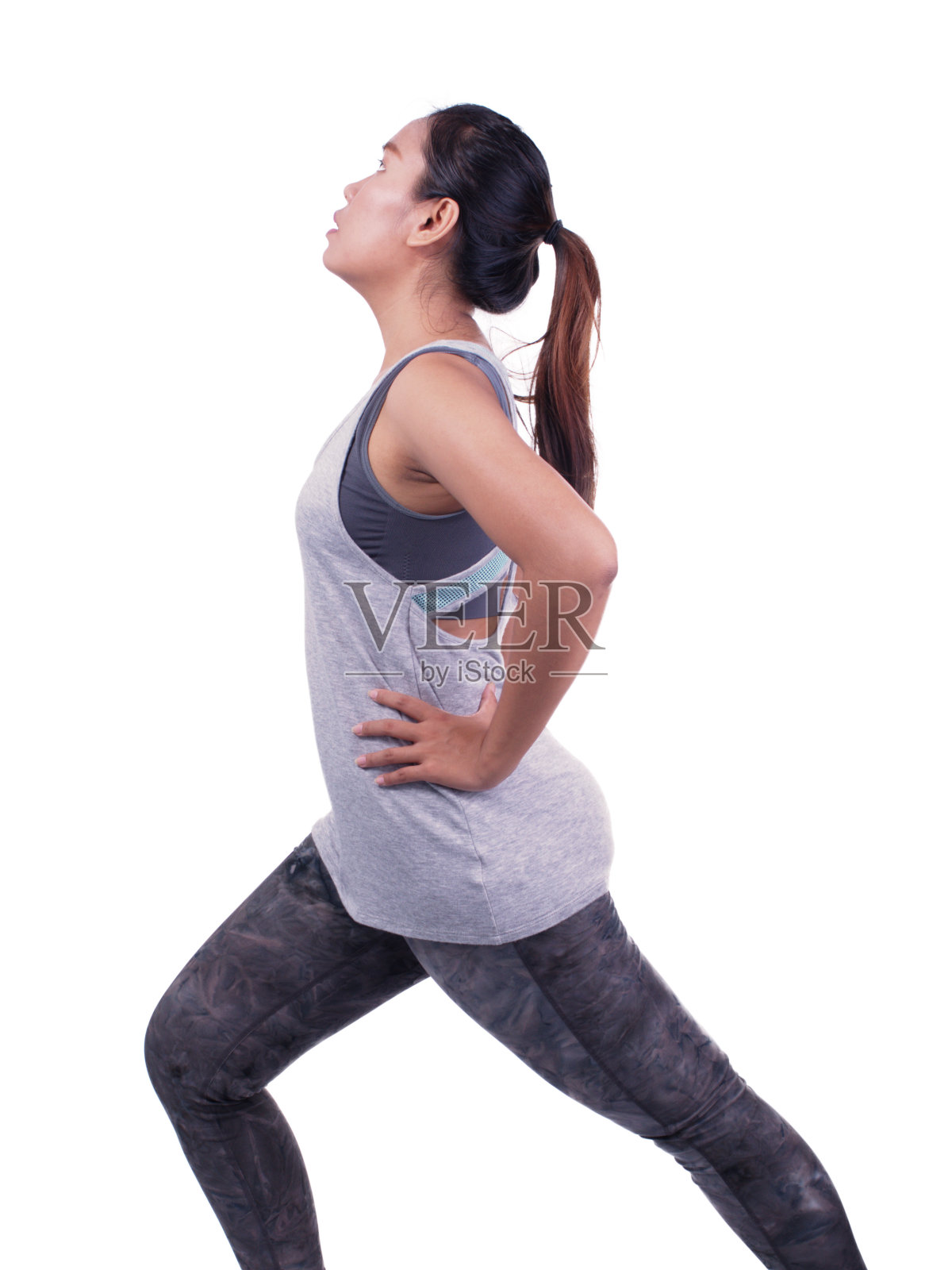 瑜伽女人照片摄影图片