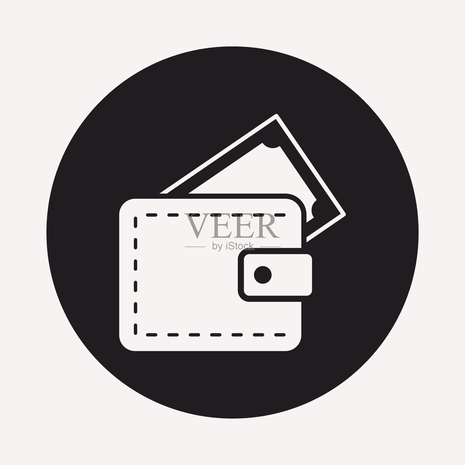 钱包图标插画图片素材