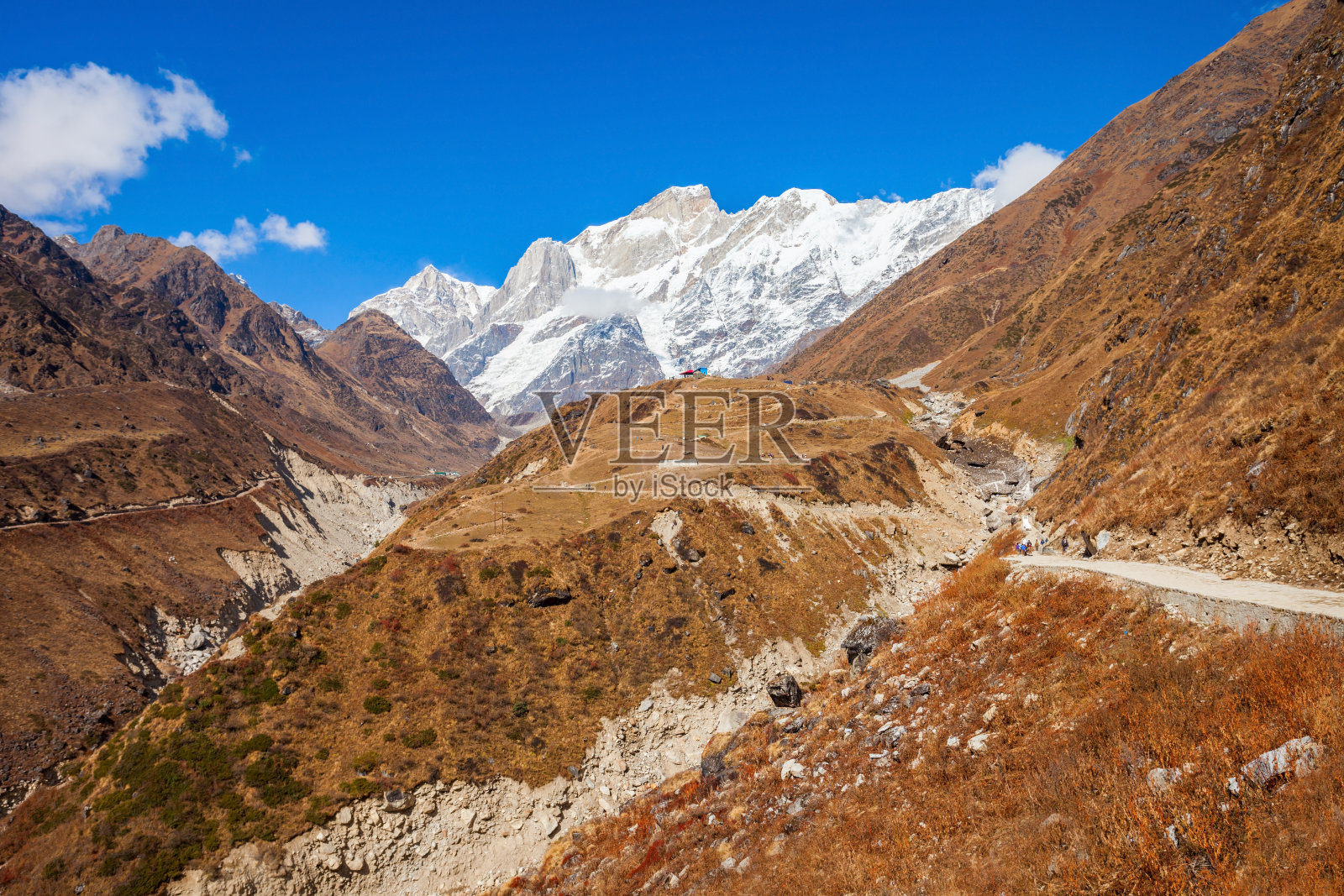 Kedarnath在印度照片摄影图片