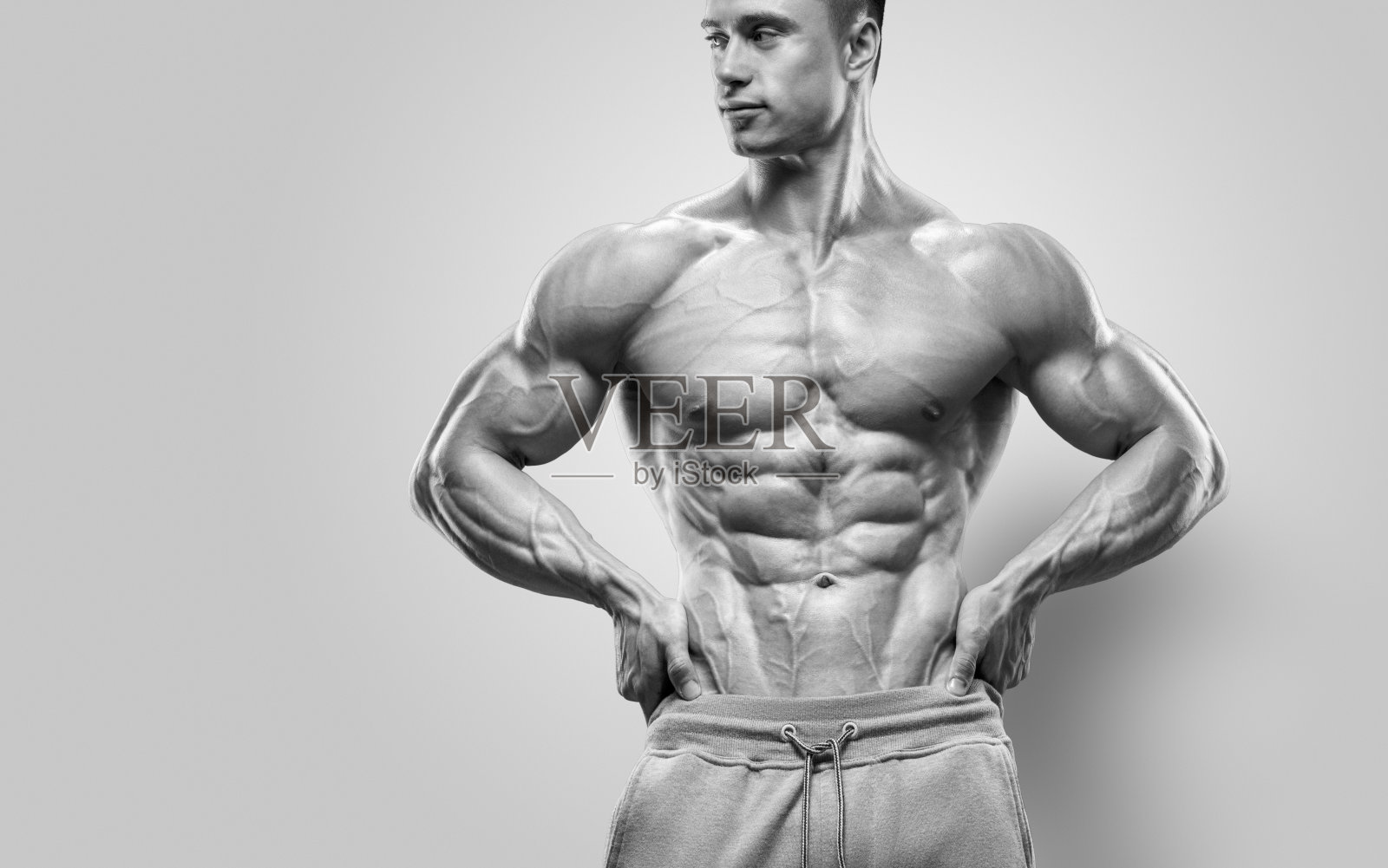 英俊,强壮,体格健壮的年轻人照片摄影图片