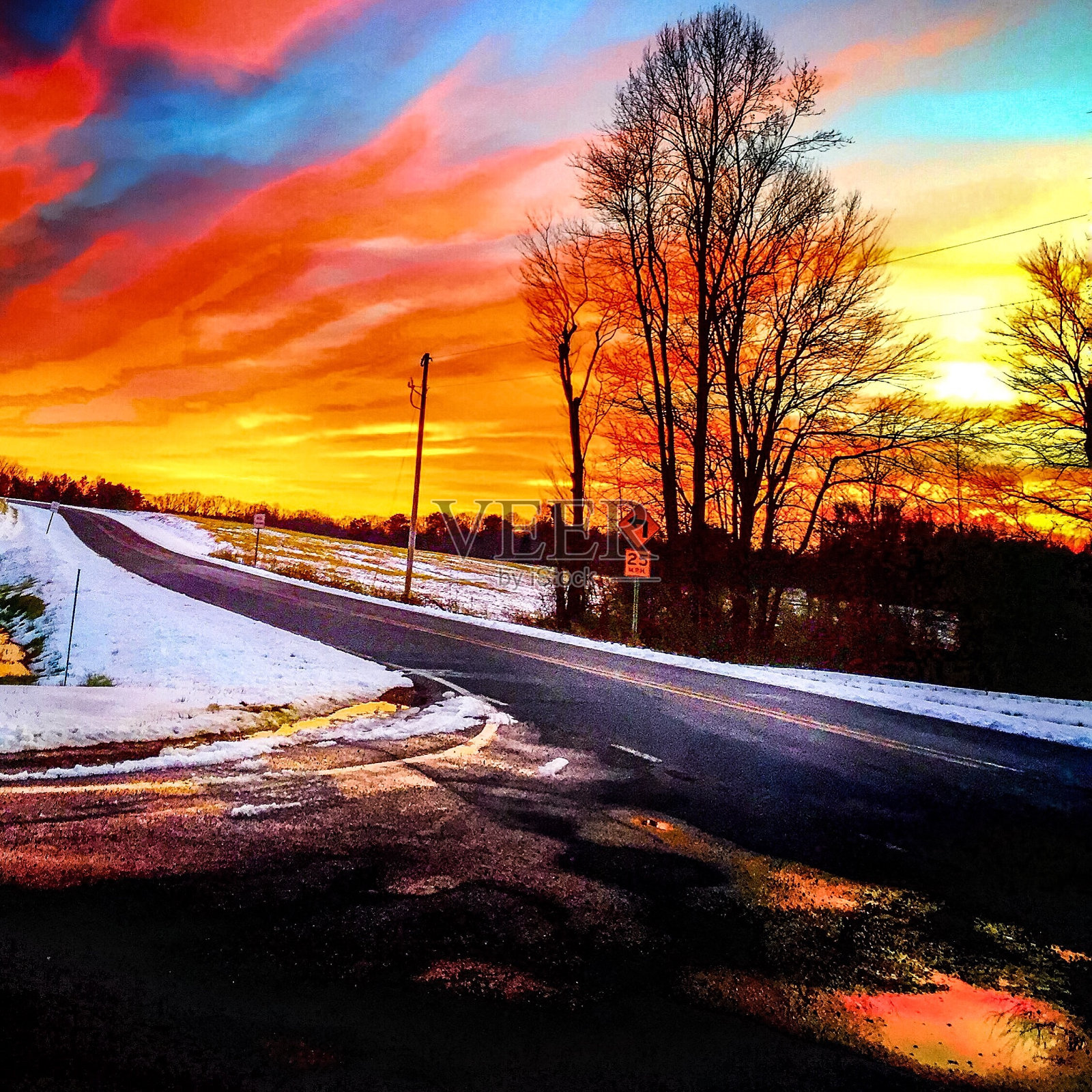 冬天哇!照片摄影图片