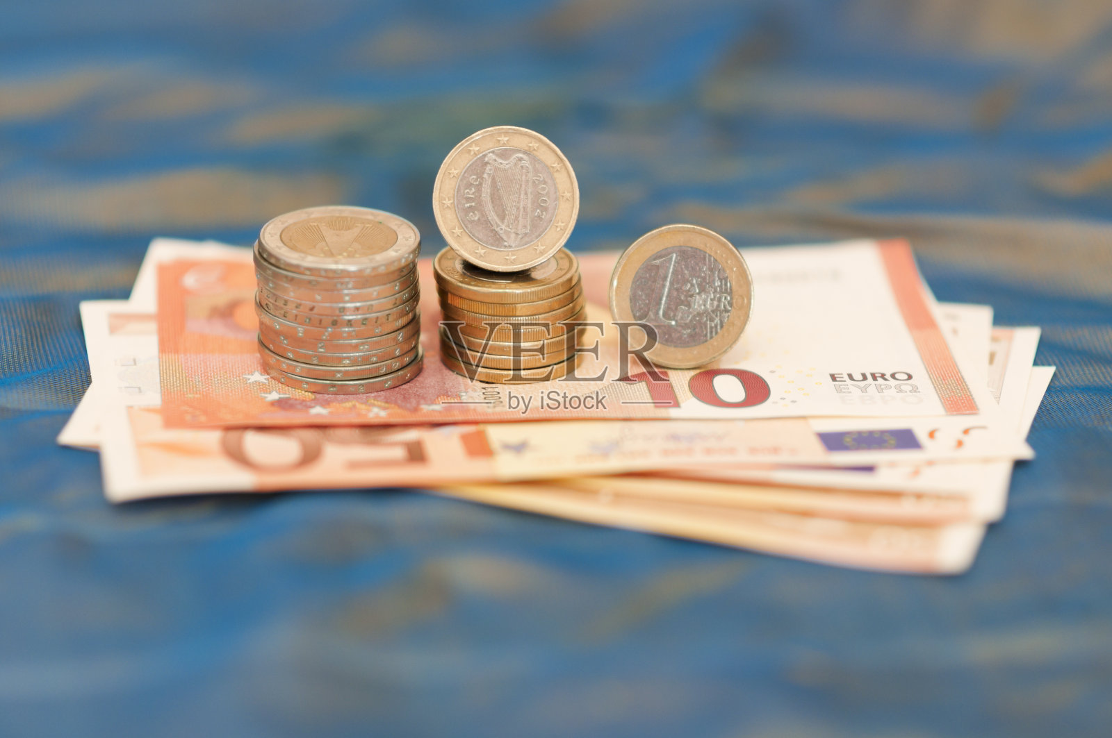 一个爱尔兰欧元照片摄影图片