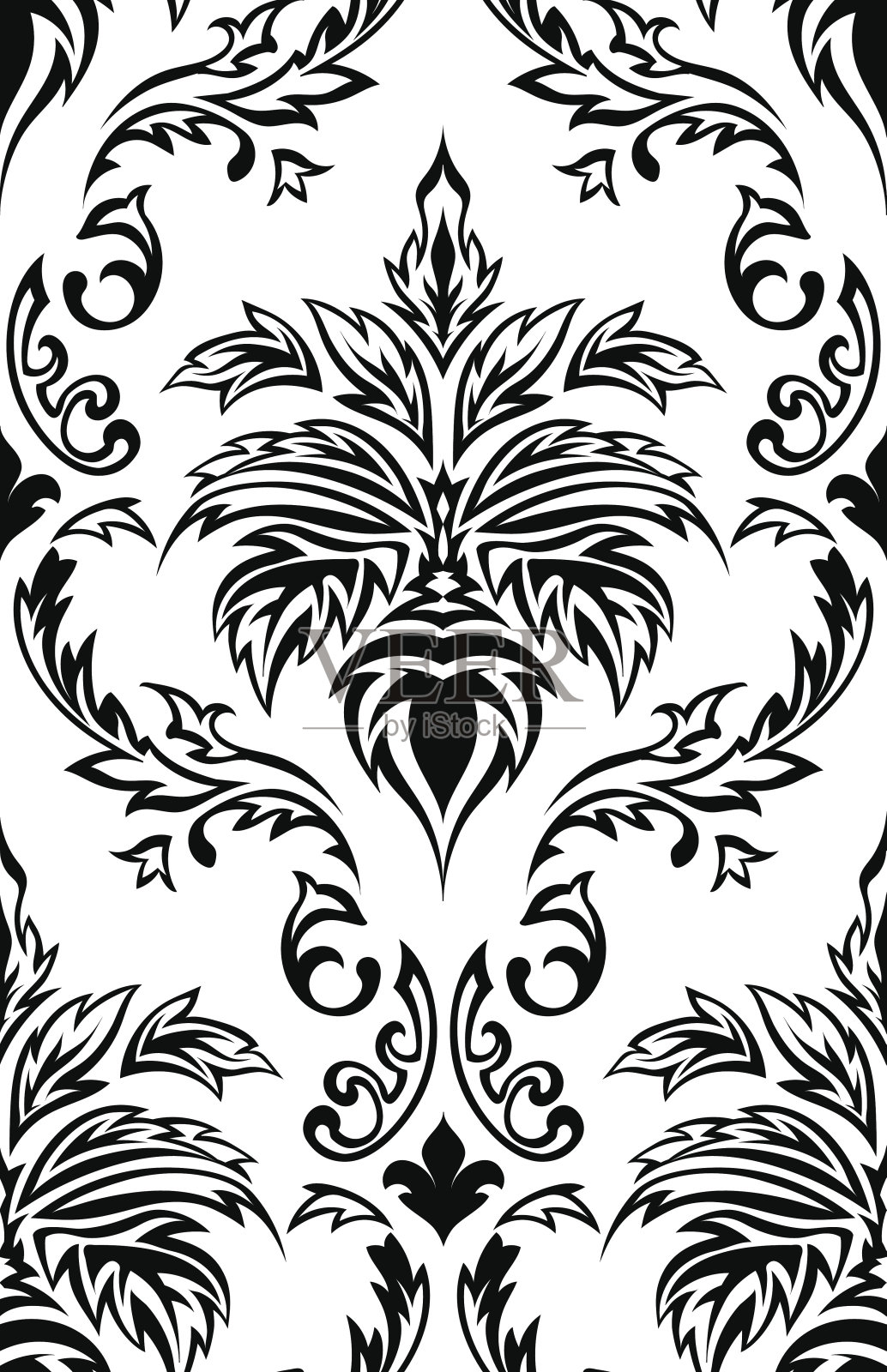 无缝的锦缎模式插画图片素材