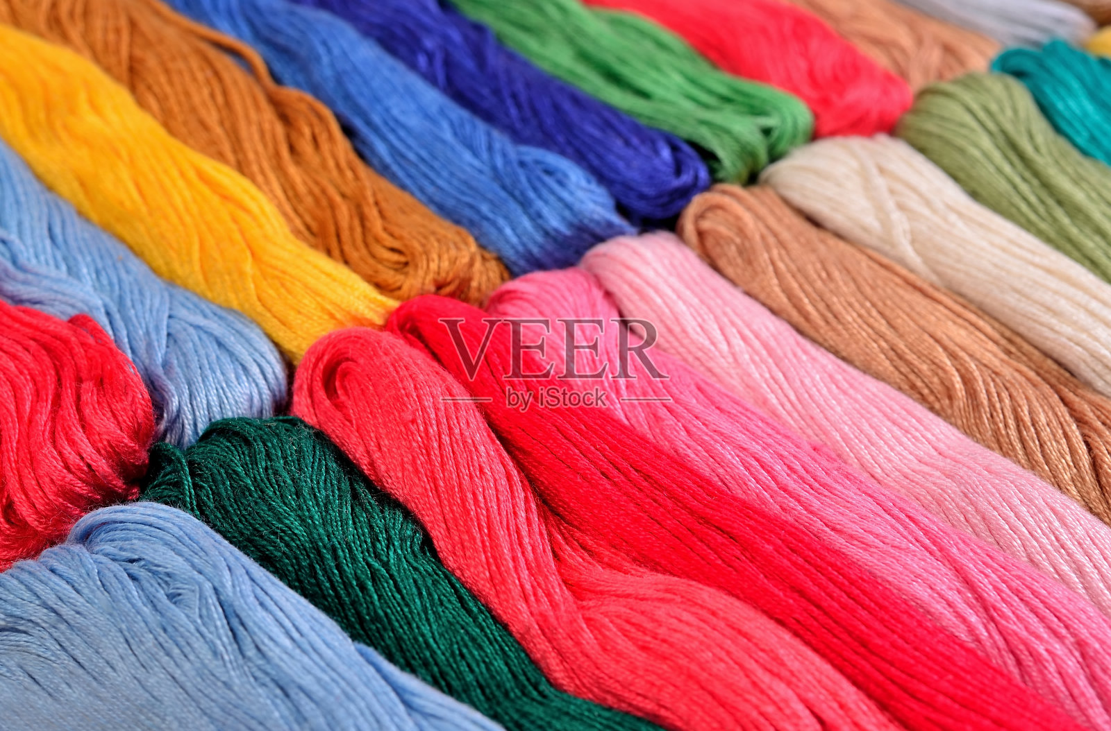 彩色丝线作为背景纹理照片摄影图片