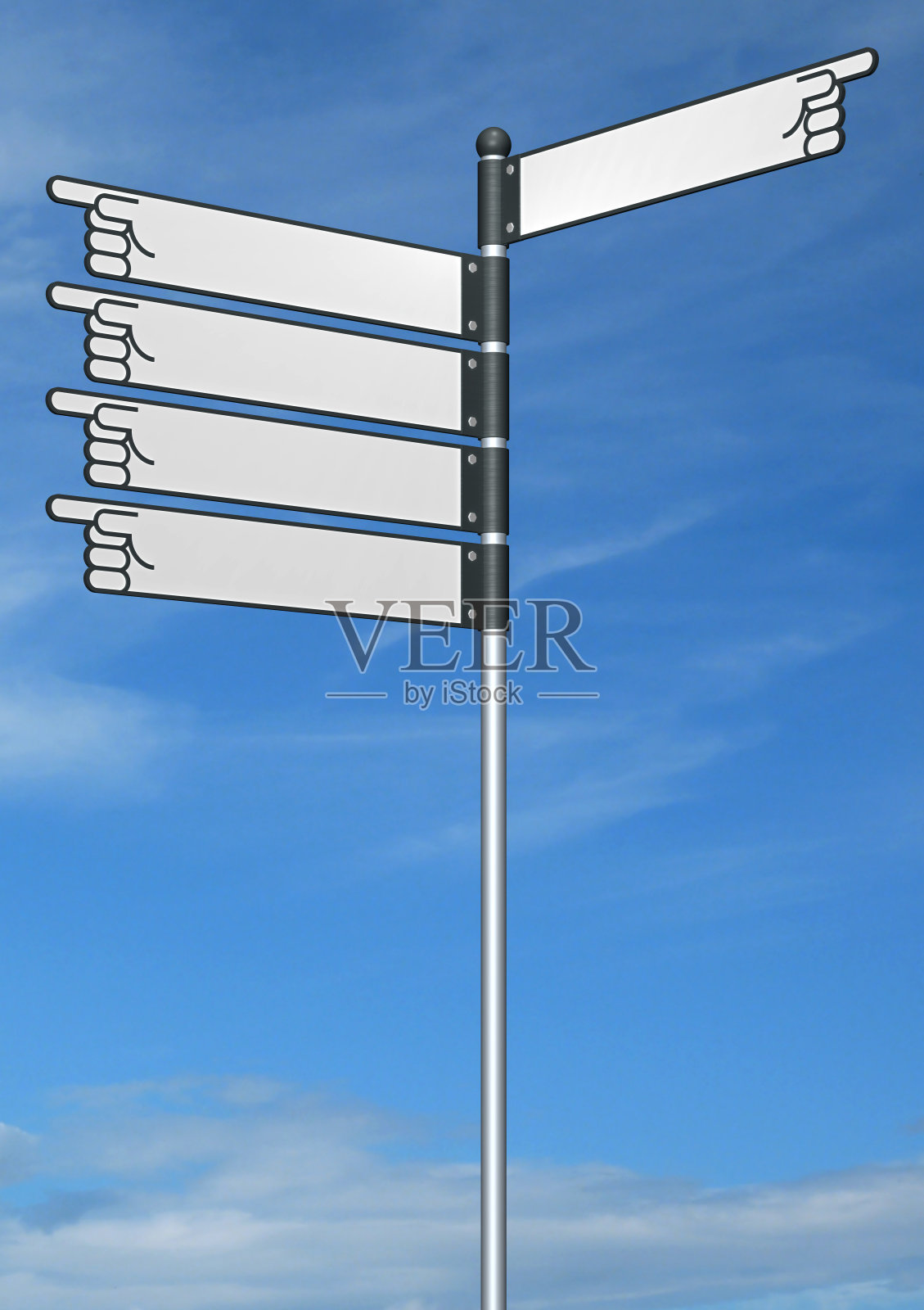 空白的路标照片摄影图片