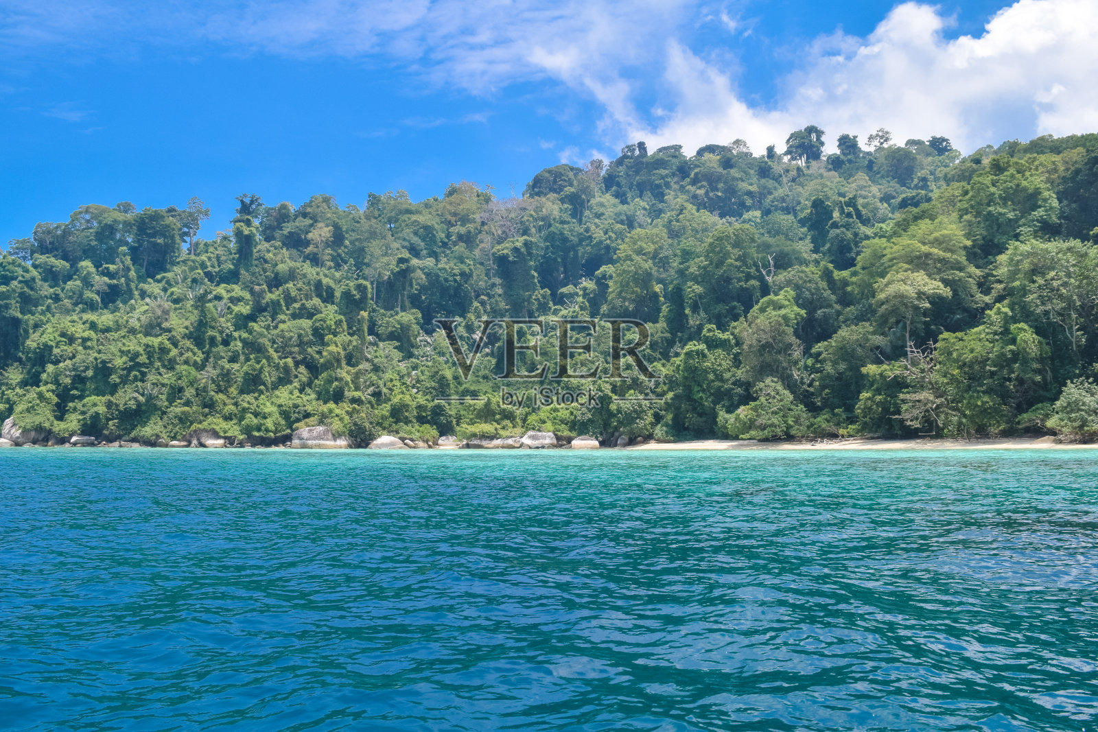 提曼岛自然野生。美丽的热带赤道海岸照片摄影图片