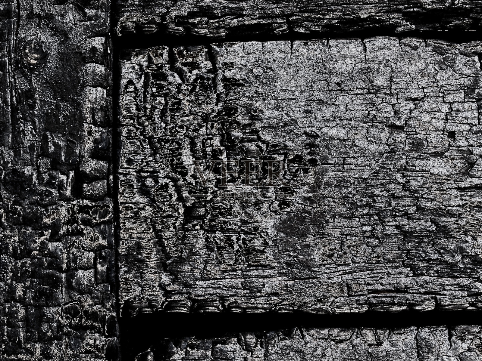 黑烧木纹理照片摄影图片