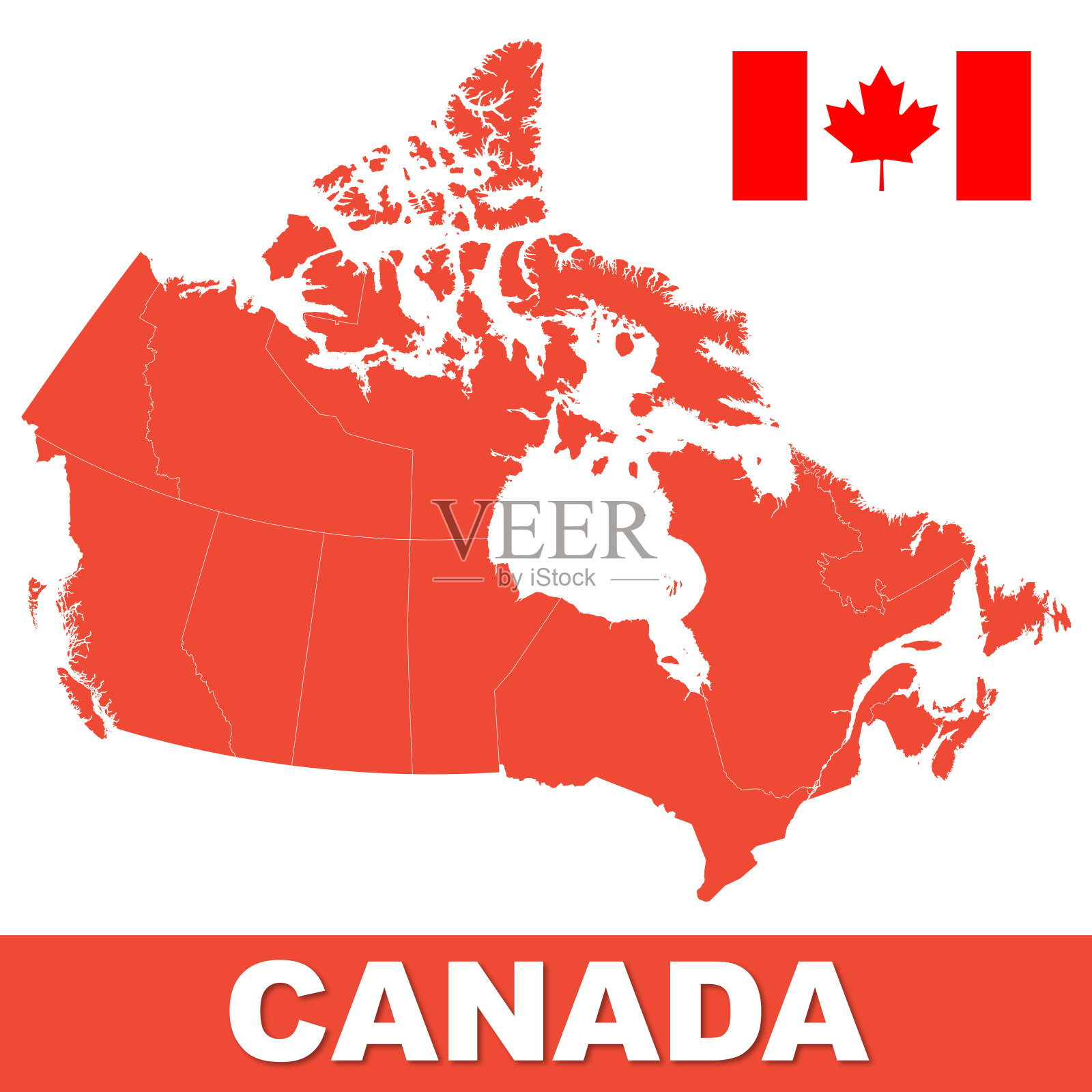 加拿大的地图照片摄影图片