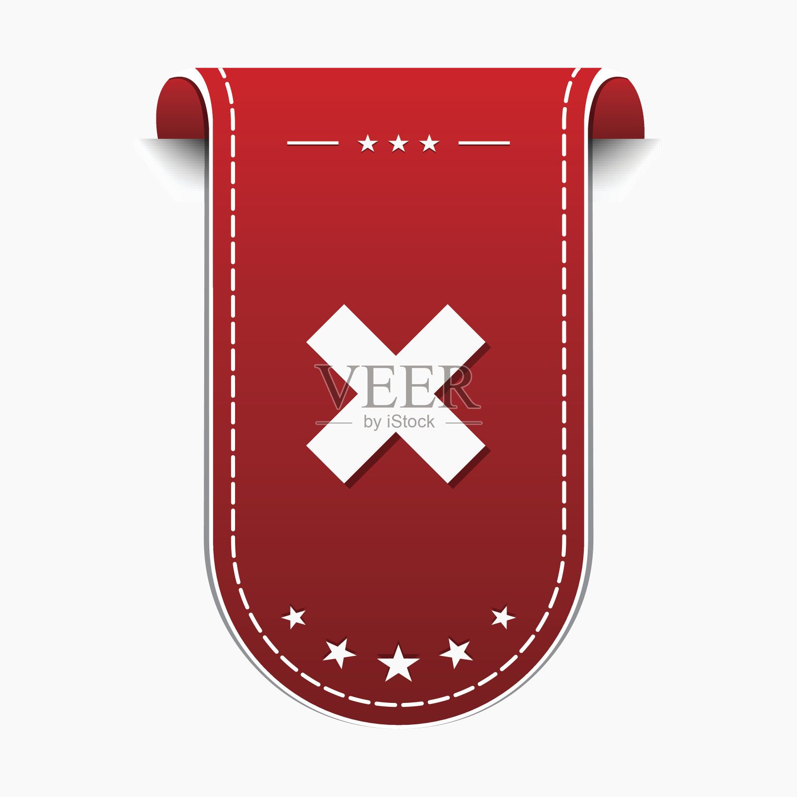 乘红色矢量图标设计插画图片素材