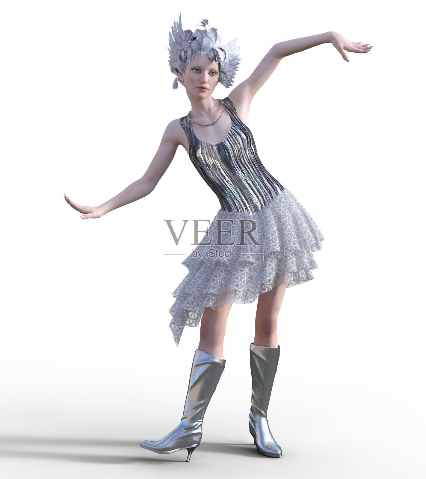 白雪女王照片摄影图片